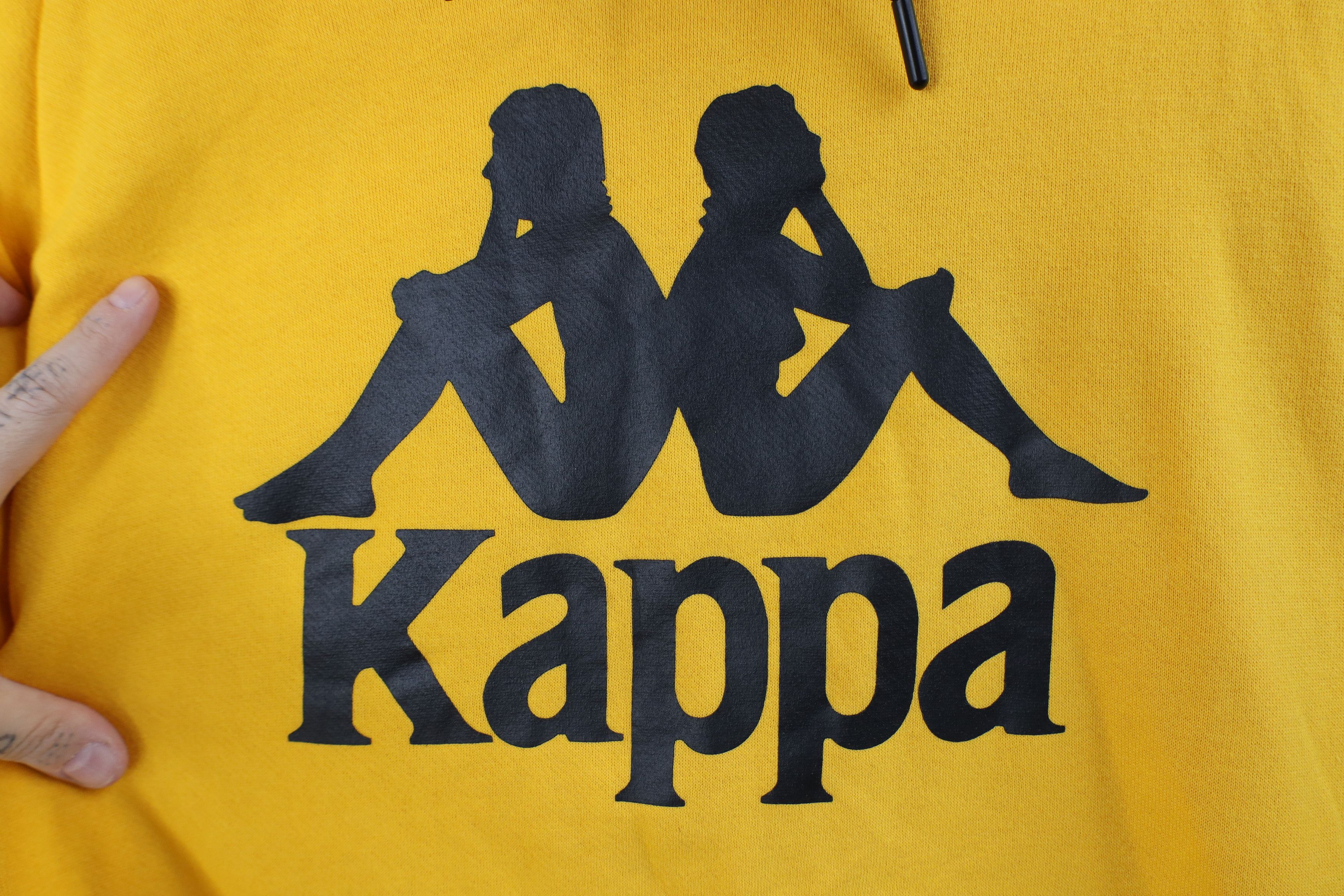 Kappa Vintage 90s Kappa Spell Out Taped Logo Soccer Hoodie Size US M / EU 48-50 / 2 - 4 Thumbnail