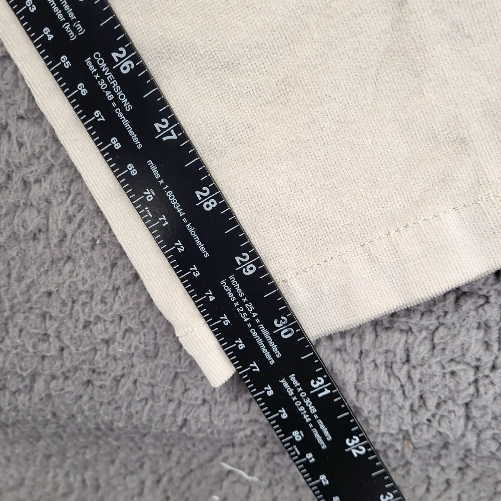 Denime CJ Banks Jeans Womens 22W Beige Denim Straight 5-Pocket Plus Size Size 40" / US 18 - 5 Thumbnail