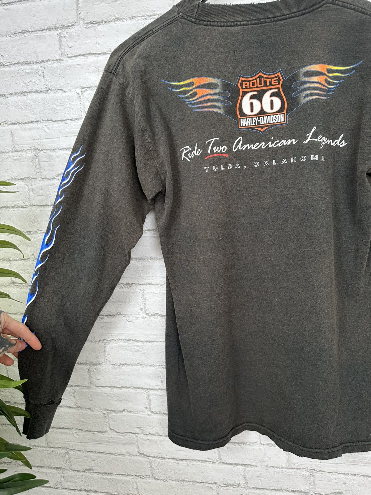 Harley Davidson (S) SICK THRASHED FADED Harley Davidson Long Sleeve T Shirt Size US S / EU 44-46 / 1 - 14 Thumbnail