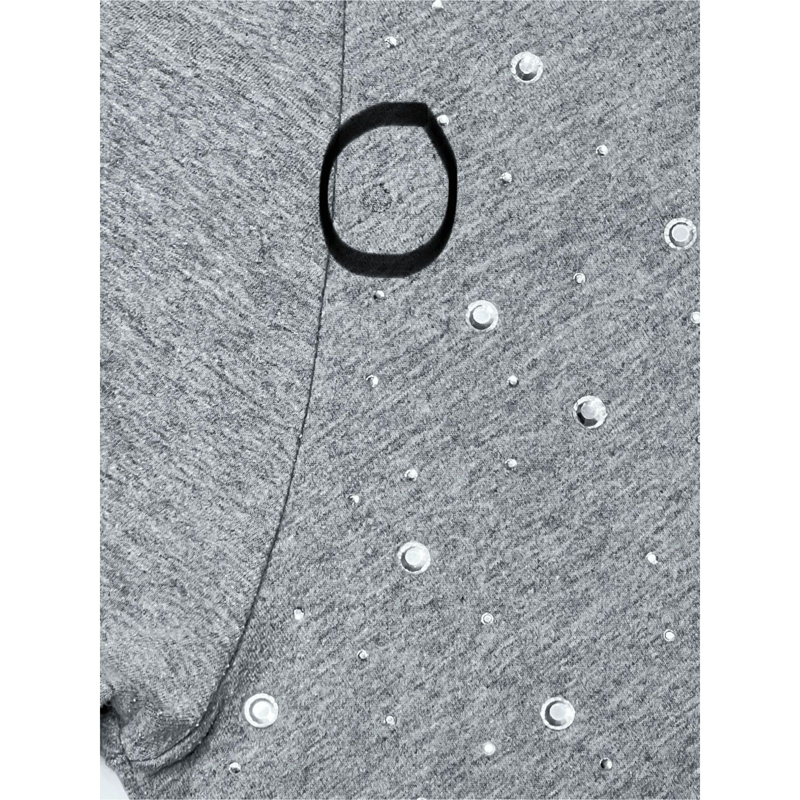 Chicos Weekends + Chico's French Terry Gray Sweatshirt 1=M=8/10 Size M / US 6-8 / IT 42-44 - 8 Thumbnail