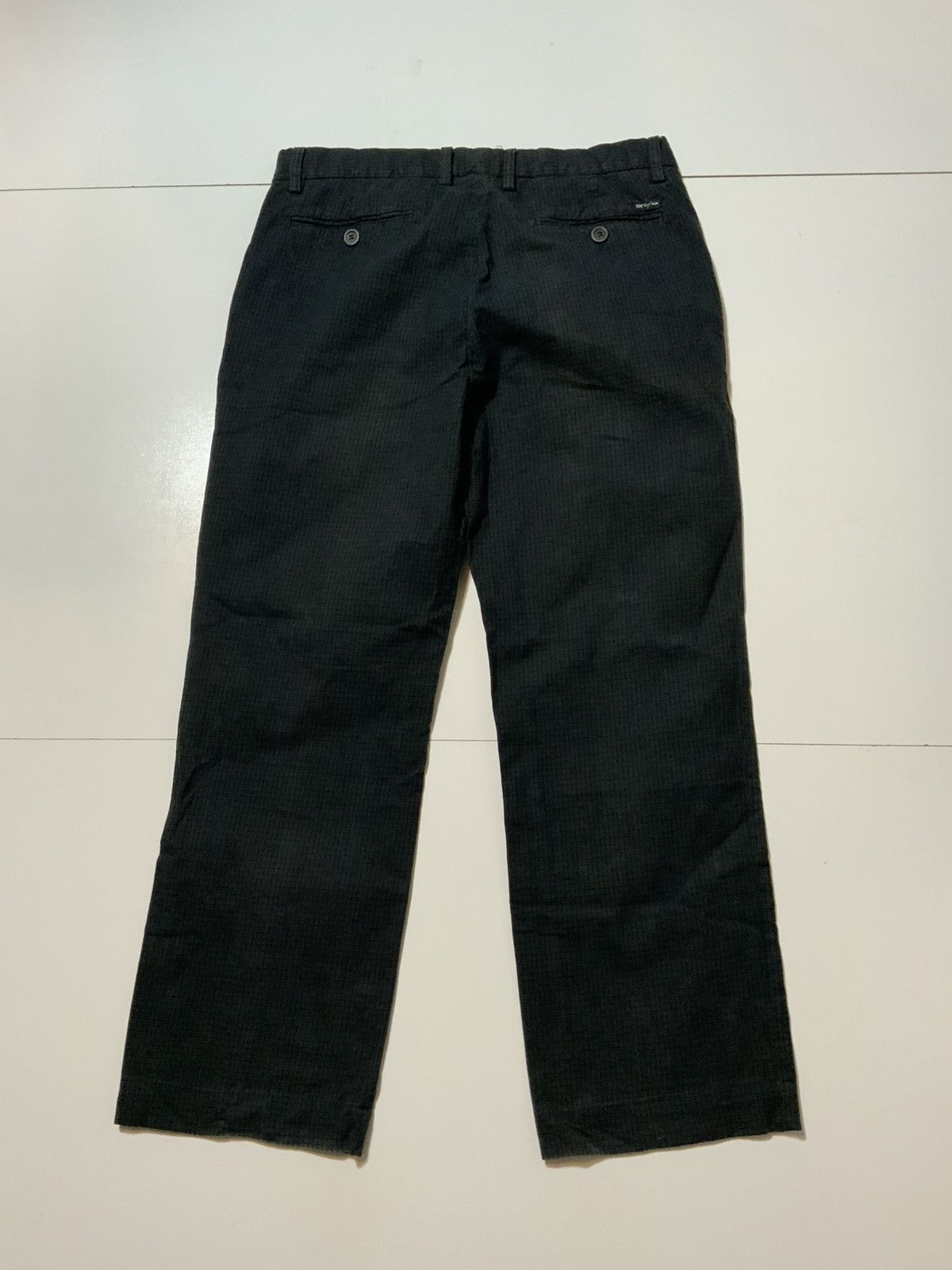 Mason's $350 Em’s Of Mason’s Italy Grid Plaid Chino Straight Pants Size US 36 / EU 52 - 3 Thumbnail