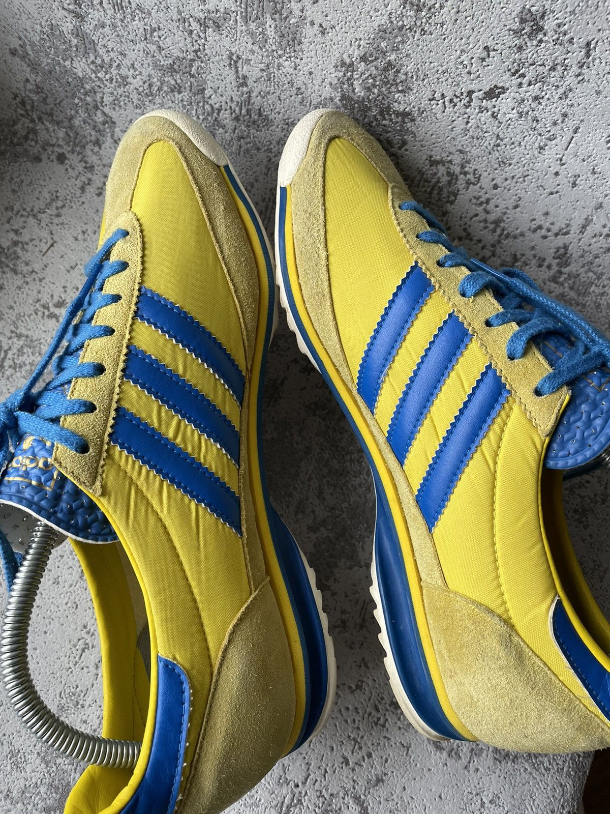 Adidas Vintage Adidas Deadstock SL72 Rare Yellow 2008 Sneakers Size US 10.5 / EU 43-44 - 10 Thumbnail