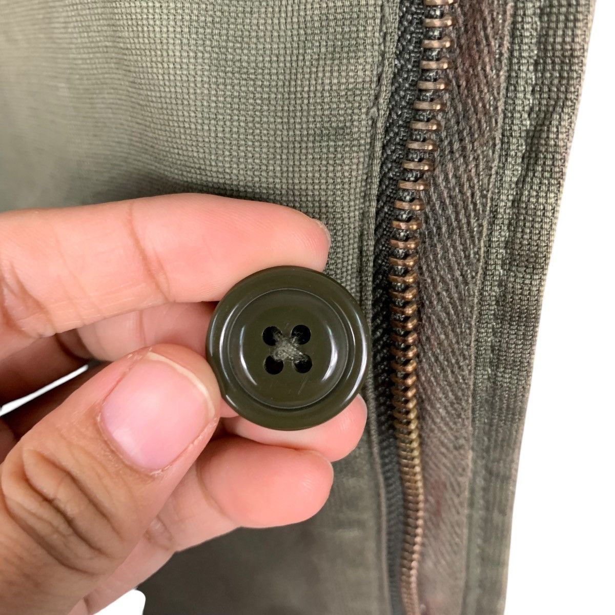 Beams Japan BEAMS Olive Green Button Zipper Hooded Jacket #1622-C72 Size US L / EU 52-54 / 3 - 11 Thumbnail