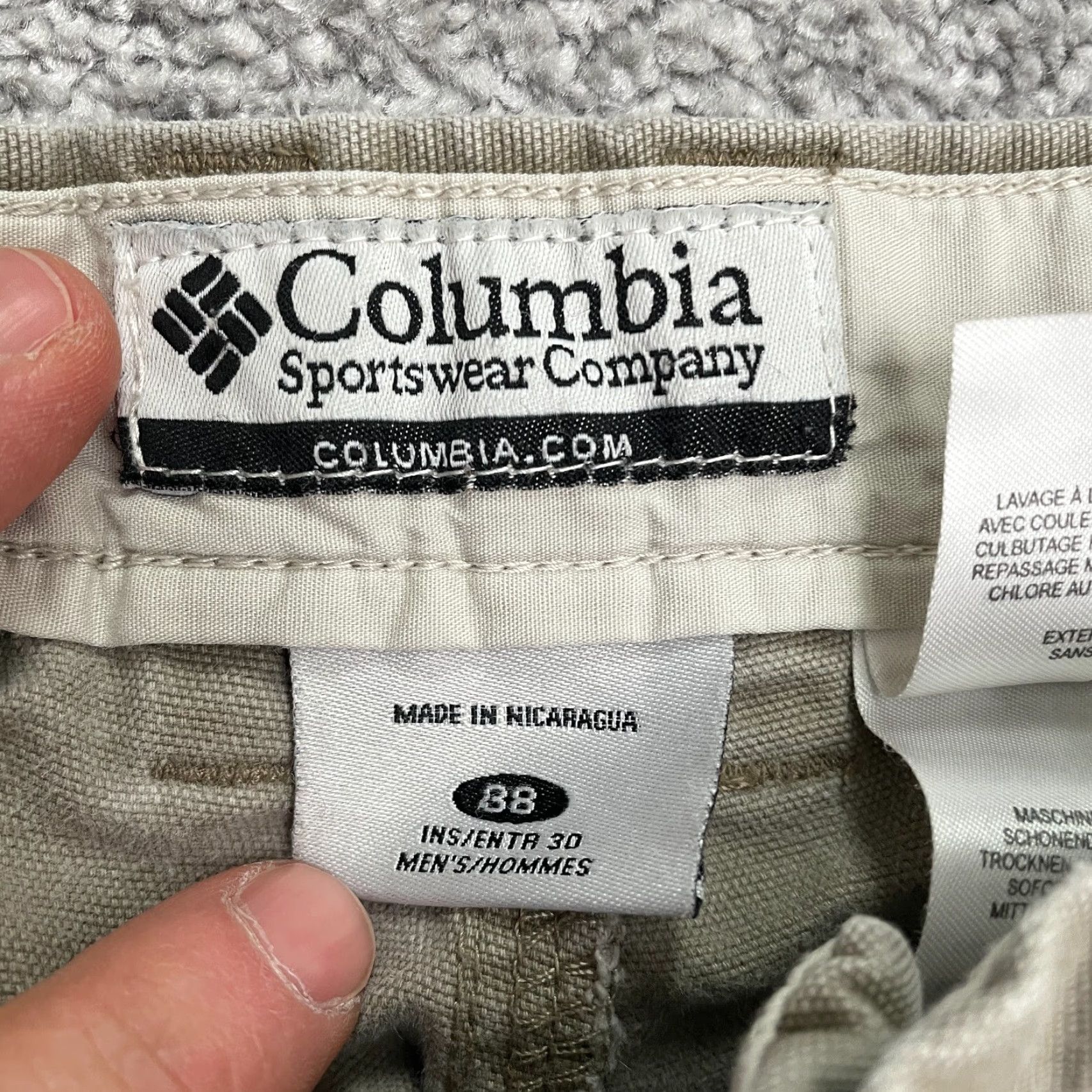 Vintage Columbia Pants Mens 36x32 Carpenter Brown Cotton Outdoor Workwear Size US 36 / EU 52 - 4 Thumbnail