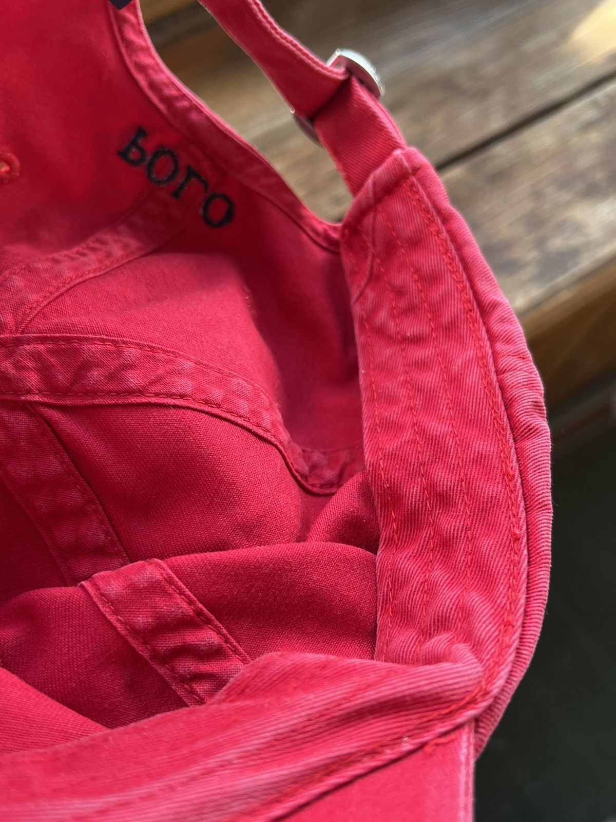 Polo Ralph Lauren Y2K Polo Ralph Lauren Hat Distressed faded Size ONE SIZE - 18 Thumbnail