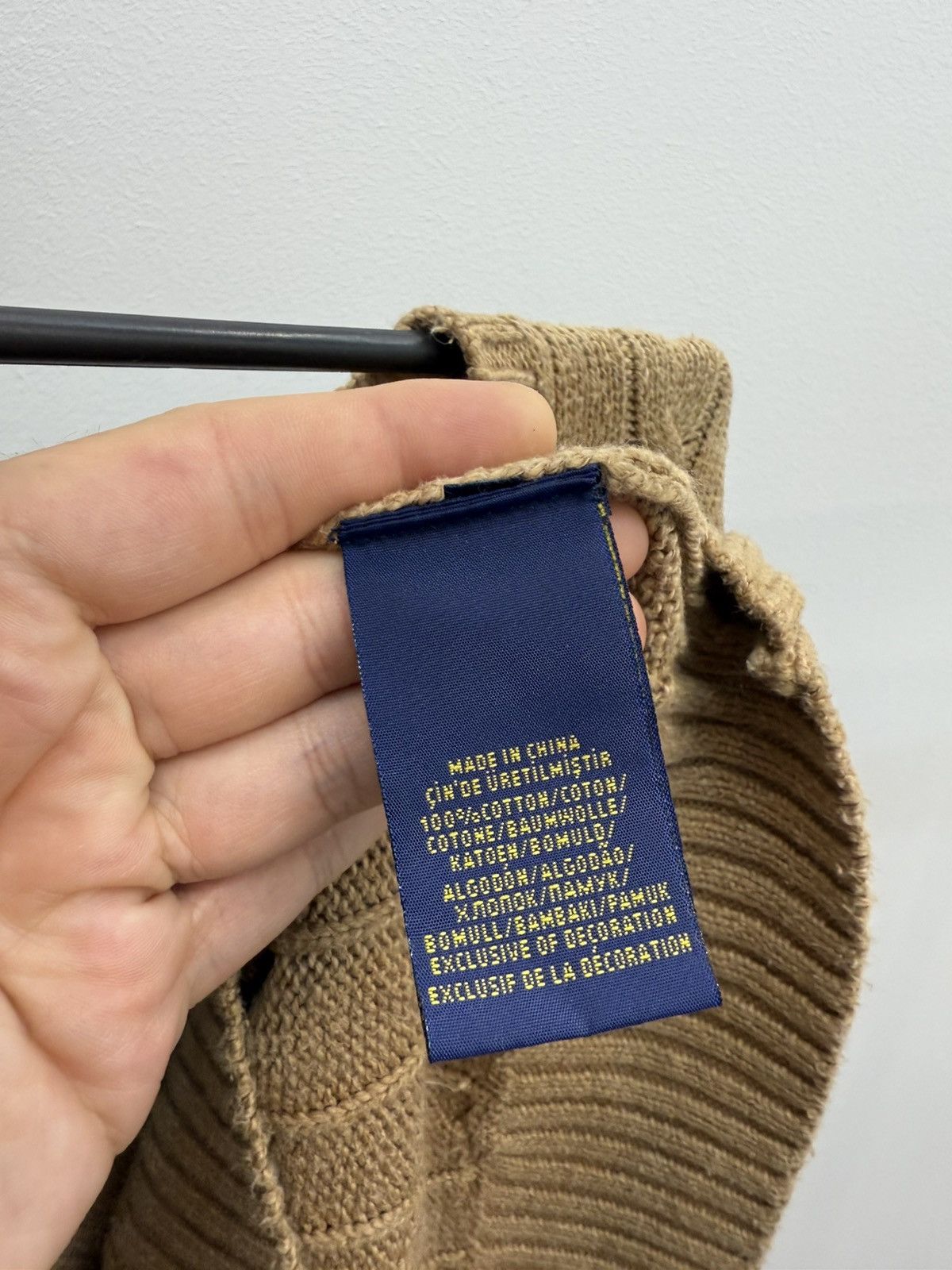 Polo Ralph Lauren Polo Ralph Lauren Cable Knit Cotton Sweater Size US XL / EU 56 / 4 - 5 Thumbnail