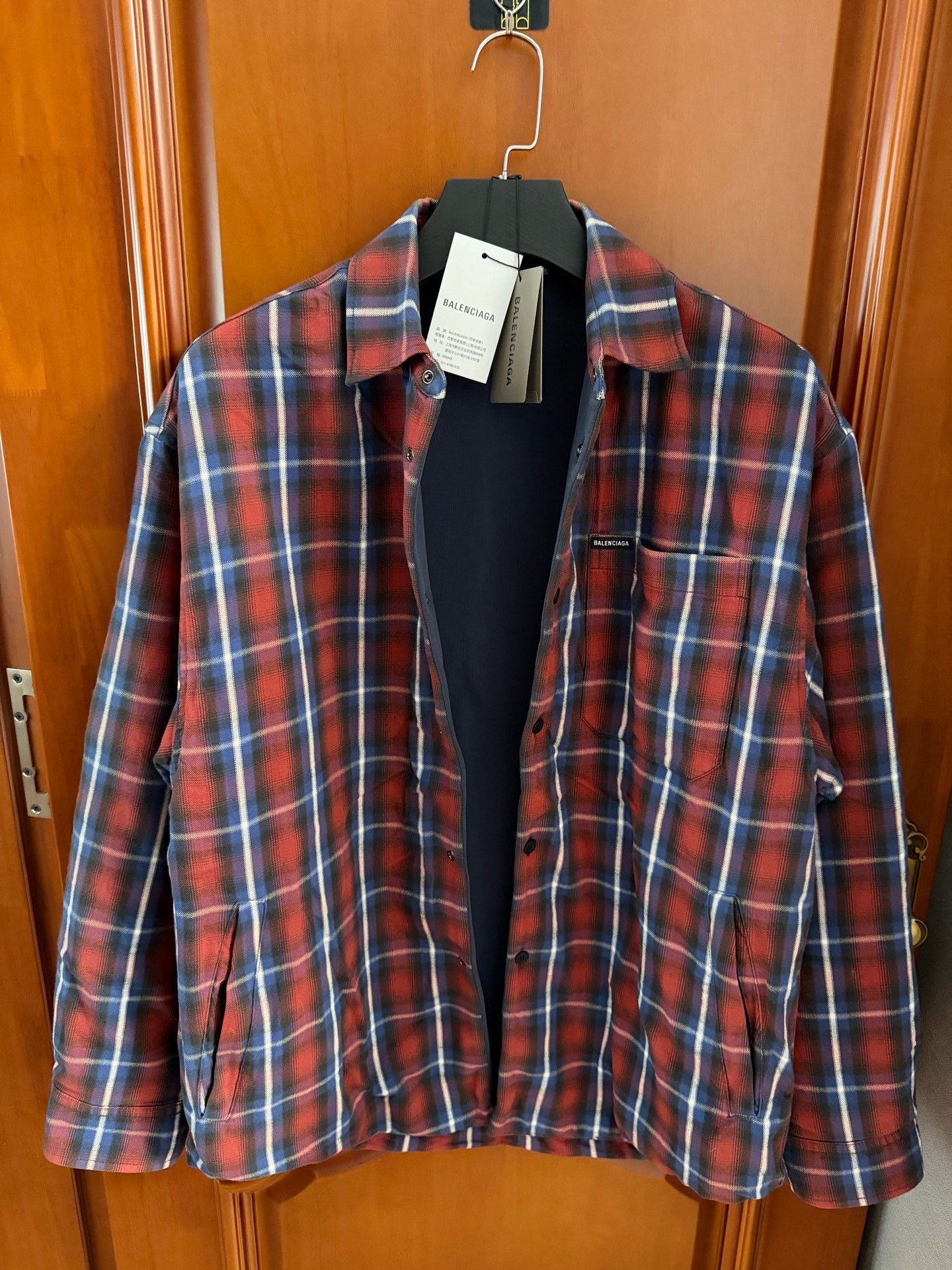 Balenciaga Balenciaga Plaid Shirt l Men Size US L / EU 52-54 / 3 - 1 Thumbnail