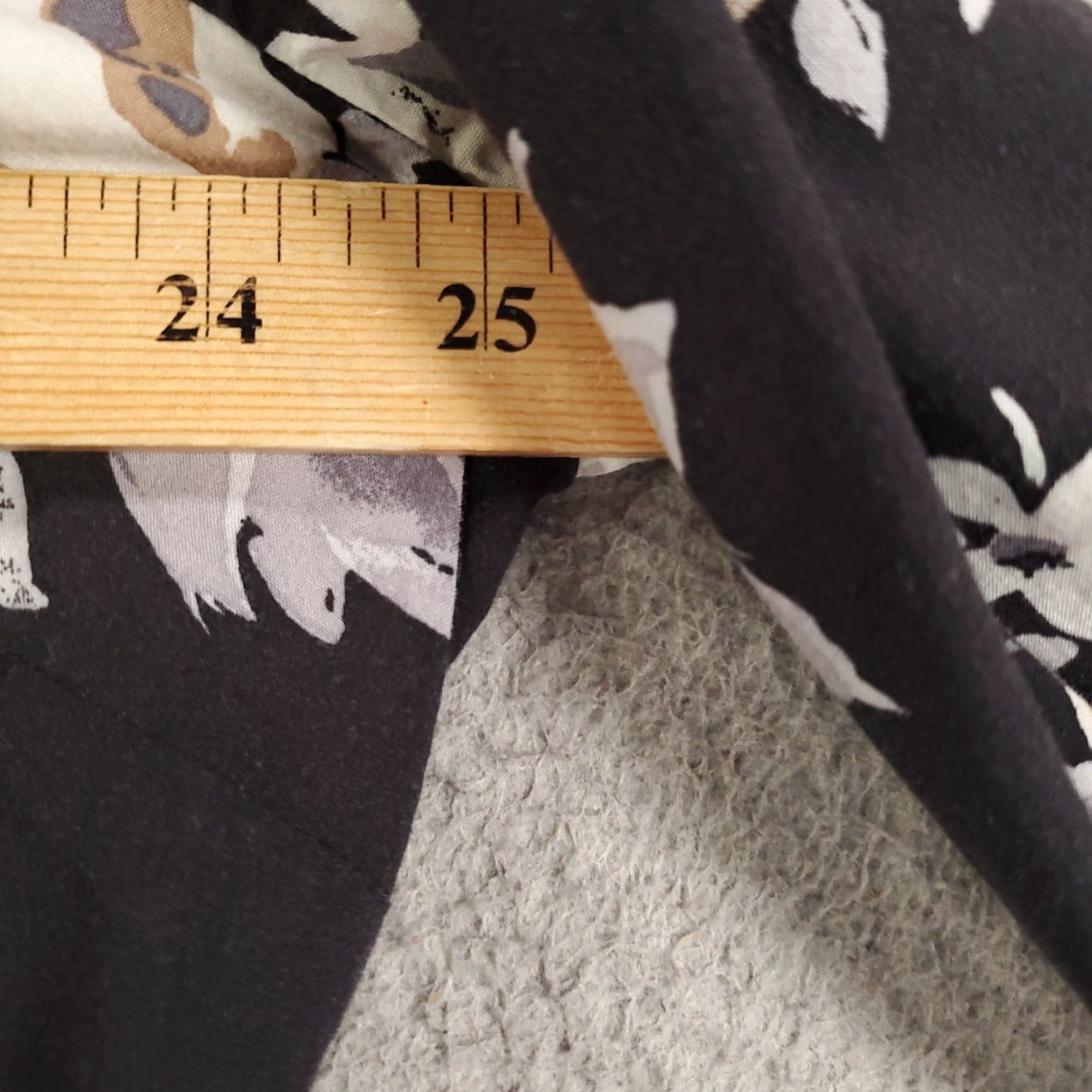 Old Navy Old Navy Tunic Womens 2XL Black White Floral Zip Back Mini Dress Dark XXL Size XXL / US 16-18 / IT 52-54 - 4 Thumbnail
