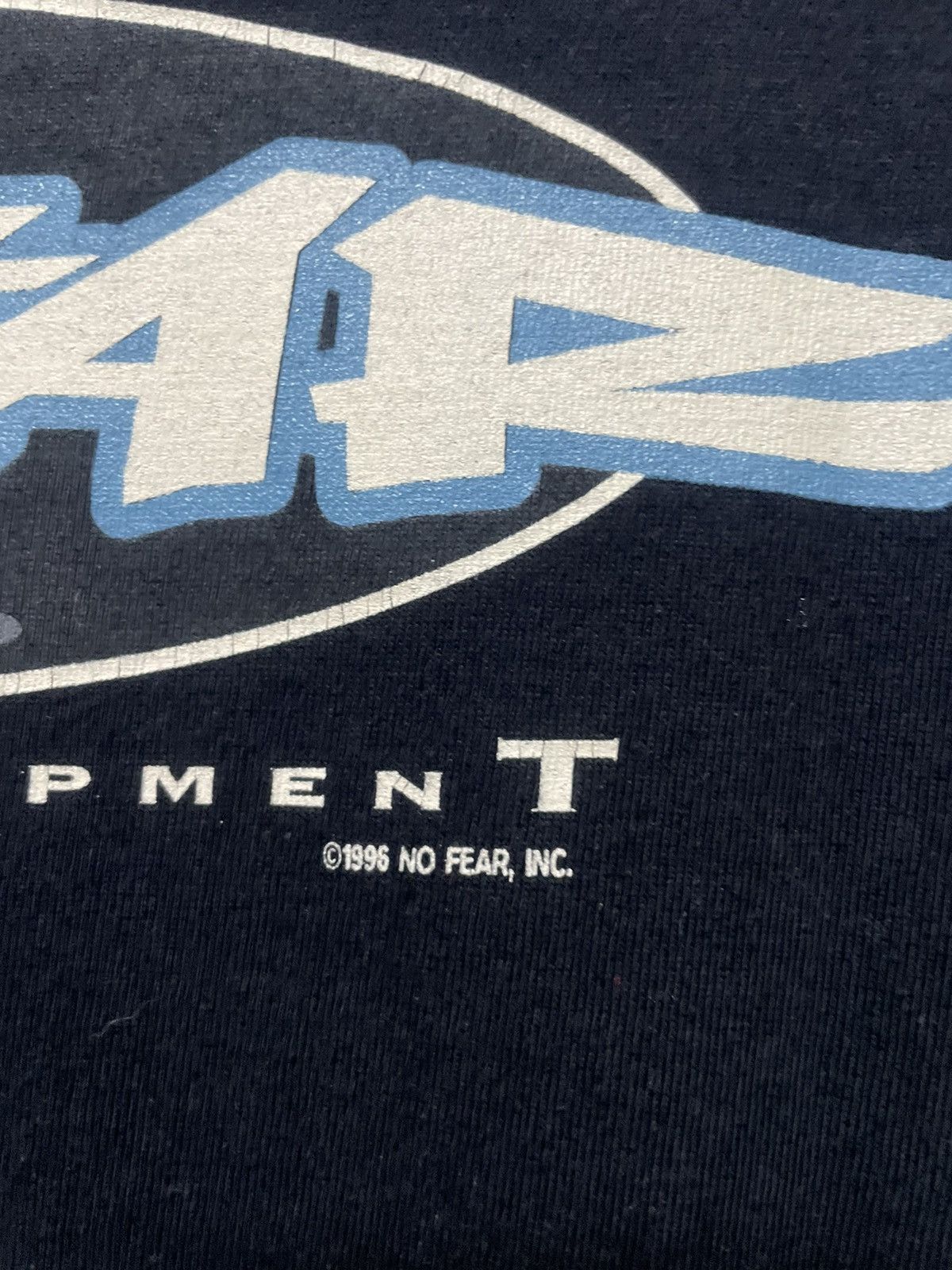 No Fear × Vintage Vintage 1996 No Fear Performance Equipment Tee Logo T-Shirt Size US L / EU 52-54 / 3 - 7 Thumbnail