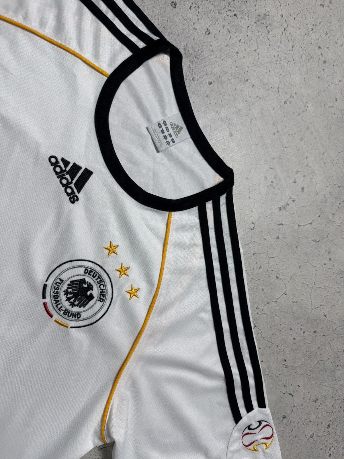 Adidas Adidas Germany Deutschland 2005/2007 Vintage Soccer Jersey Size US L / EU 52-54 / 3 - 5 Thumbnail