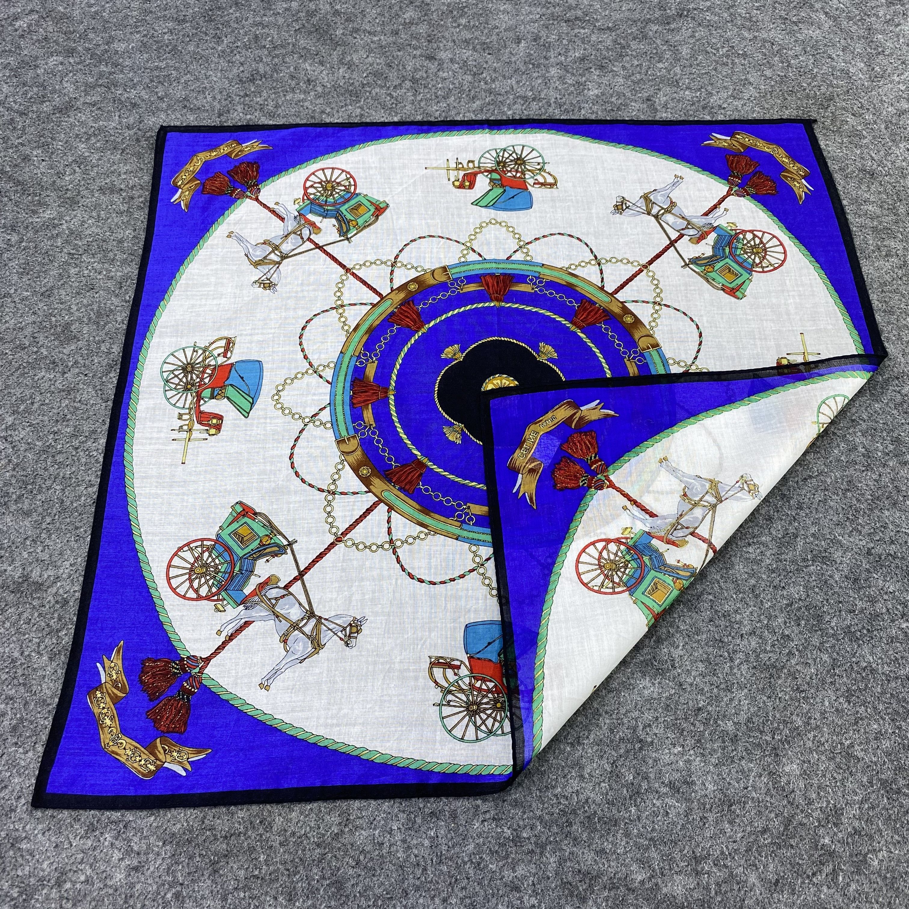 Celine Celine Handkerchief / Bandana / Neckerchief-B2217 Size ONE SIZE - 5 Thumbnail