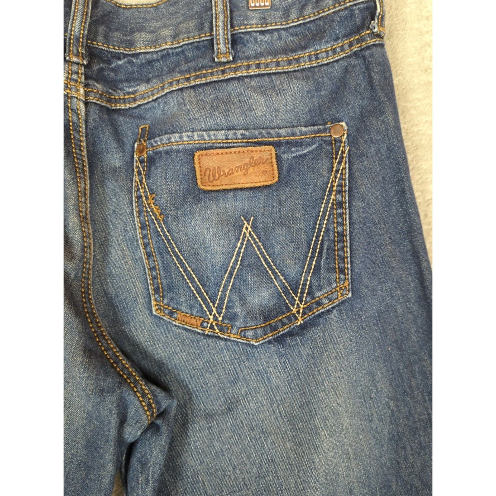 Wrangler Wrangler Jeans Retro Relaxed Boot Mens 34X32 Blue Western Cowboy Size US 34 / EU 50 - 6 Thumbnail
