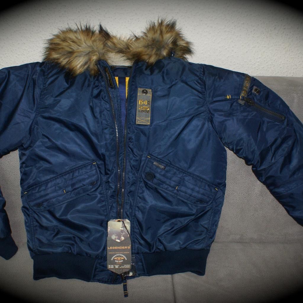 Other Legenders Fur Bomber Jacket Size US S / EU 44-46 / 1 - 1 Thumbnail