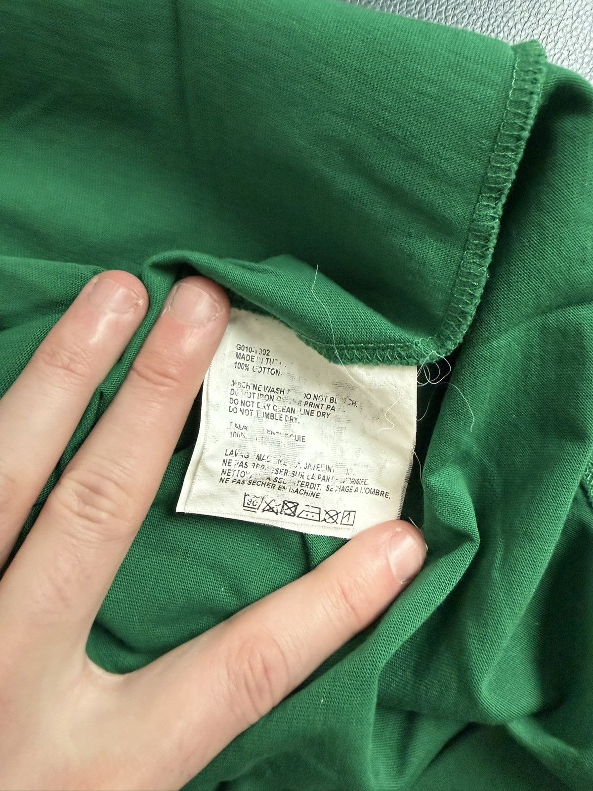 Gosha Rubchinskiy Gosha Rubchinskiy Green Tee Size US M / EU 48-50 / 2 - 3 Thumbnail