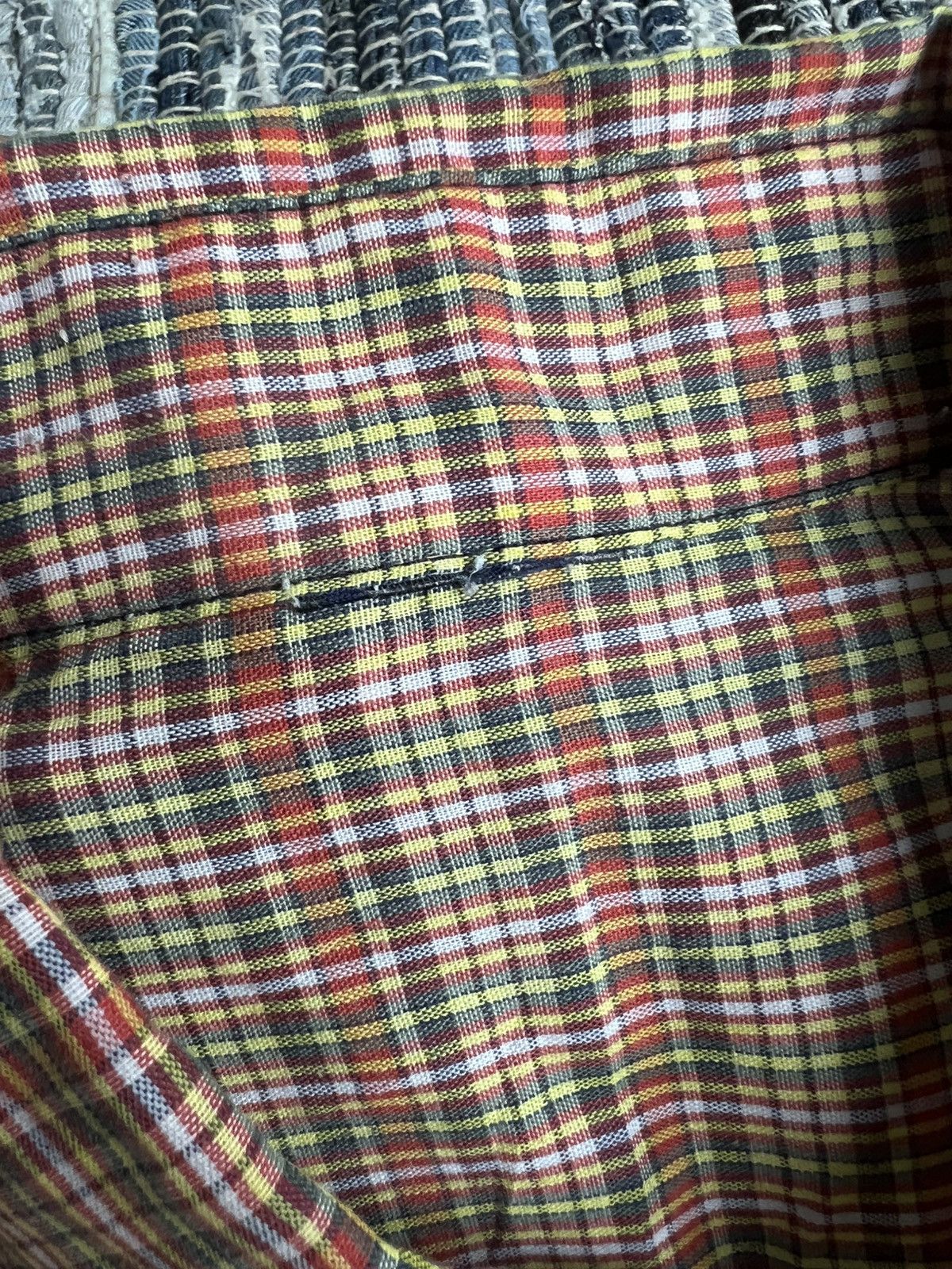 Stussy 1980s Stussy 🇺🇸 Old Logo Embroidery Pocket Plaid B/D Shirt Size US L / EU 52-54 / 3 - 7 Thumbnail