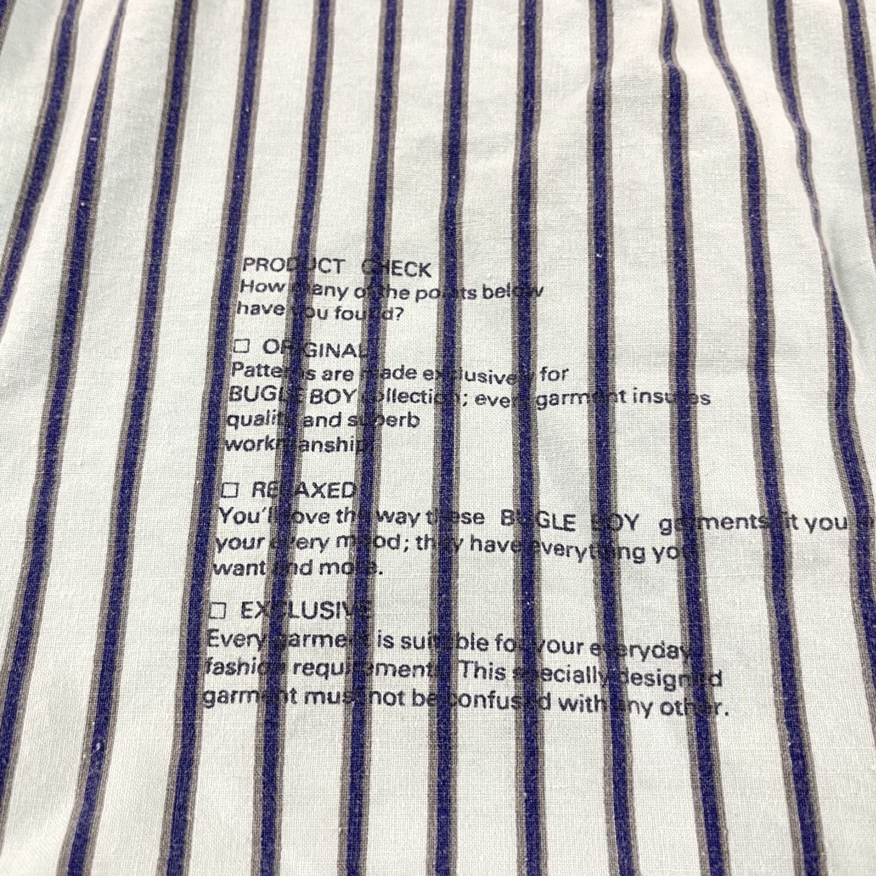 Bugle Boy VINTAGE Bugle Boy Shirt Mens XL Blue Striped Button-Up Regular 90s Casual Workwear Mens Size US XL / EU 56 / 4 - 4 Thumbnail