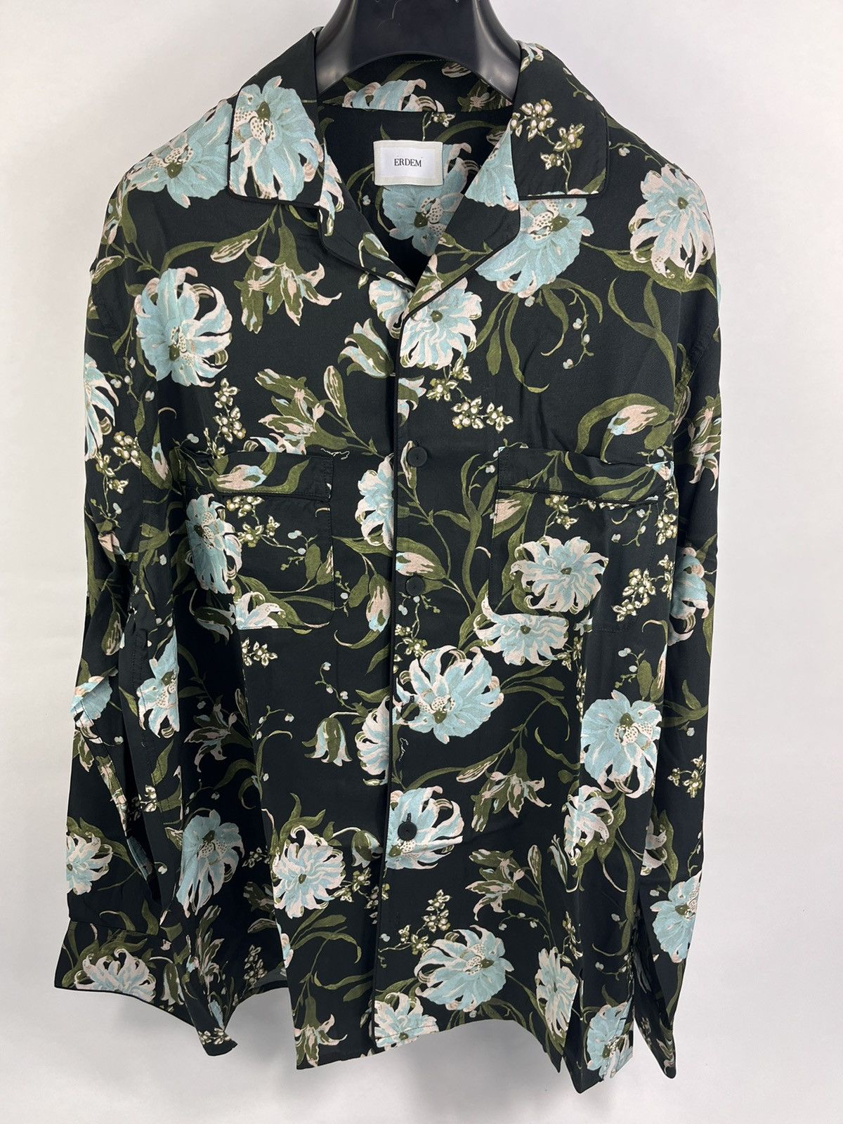 FLOWER PRINT PIJAMA SHIRT