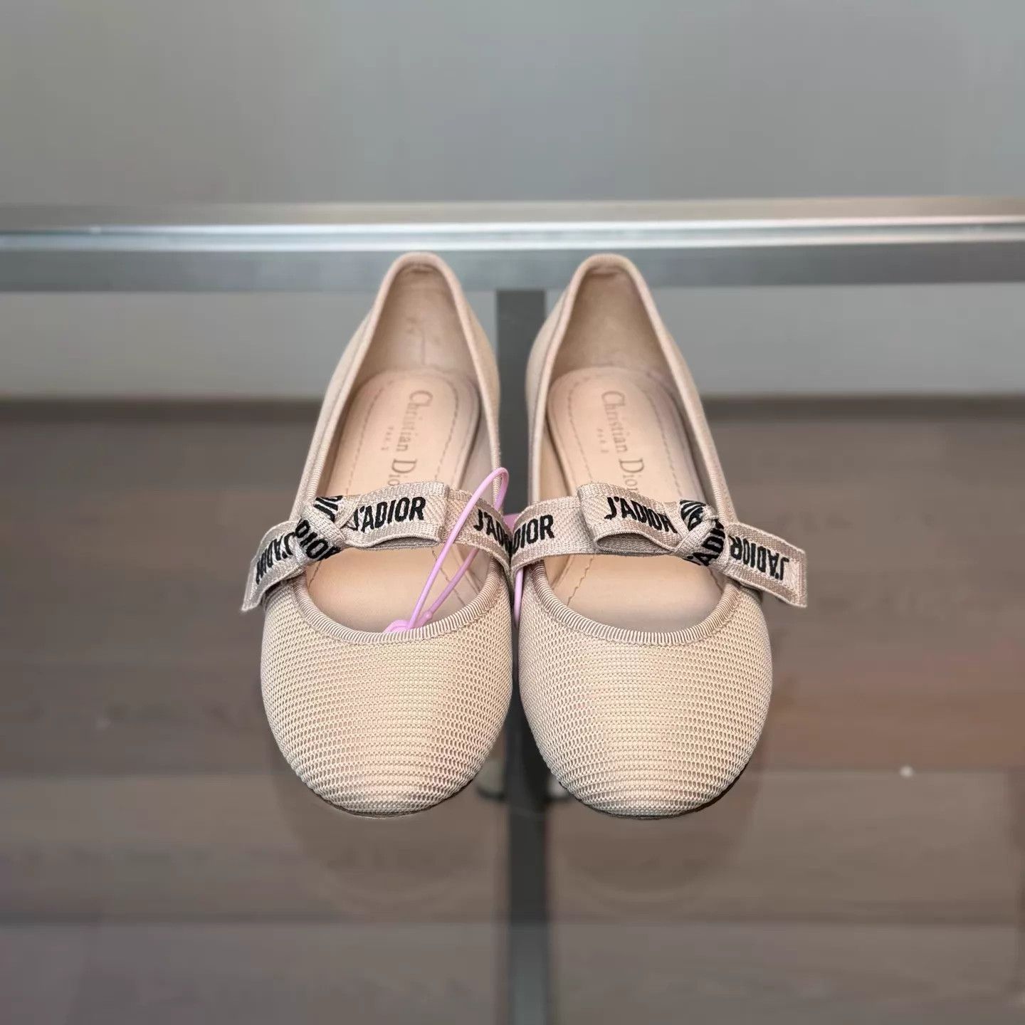 Dior Dior Logo Bow Ballet Flats EU 35.5 Size US 5 / IT 35 - 5 Thumbnail