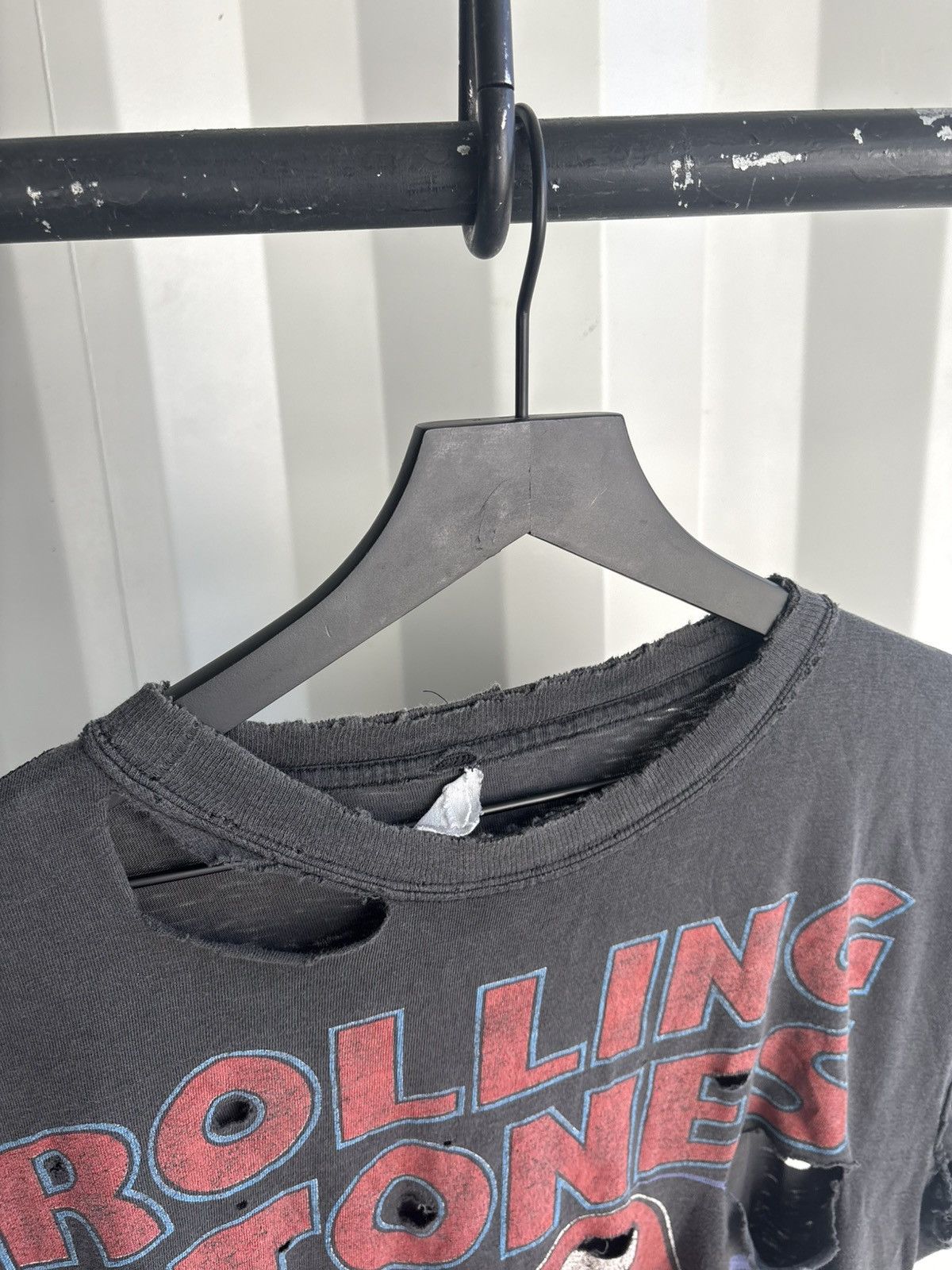 Band Tees Vintage Rolling Stones Shirt Faded Distressed GRUNGE Band Size US L / EU 52-54 / 3 - 6 Thumbnail