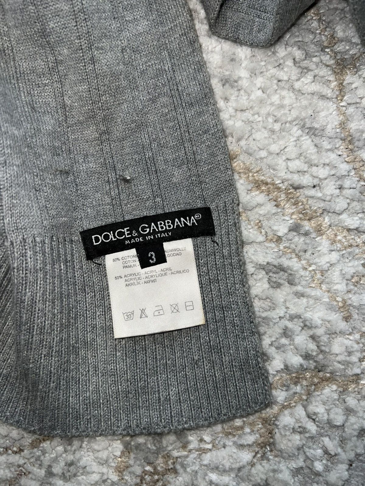 Dolce & Gabbana × Vintage DOLCE $ GABBANA VINTAGE SCARF MUFFLER Size ONE SIZE - 5 Thumbnail