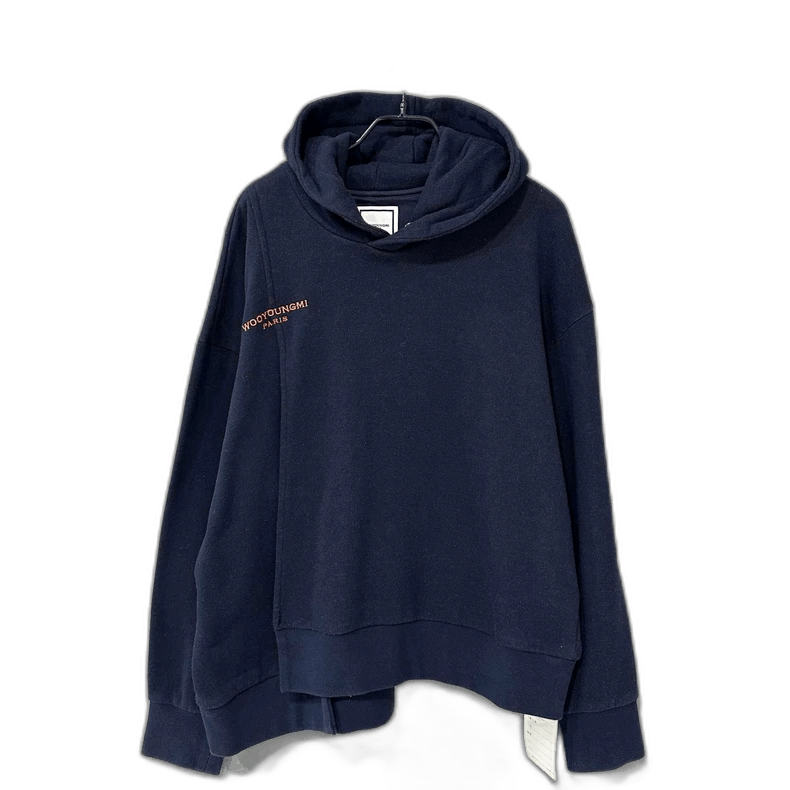 Wooyoungmi WOYOUNGMI Embroidered Irregular Hoodie-yf Size US L / EU 52-54 / 3 - 1 Thumbnail