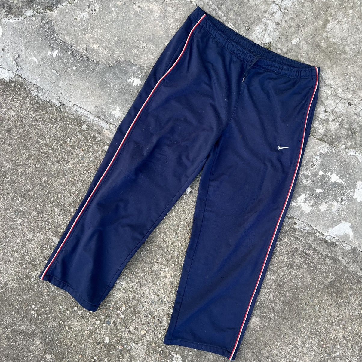 Nike × Vintage Vintage Y2K Nike Mini Swoosh Windbreaker Drill Sweatpants Size US 36 / EU 52 - 2 Thumbnail