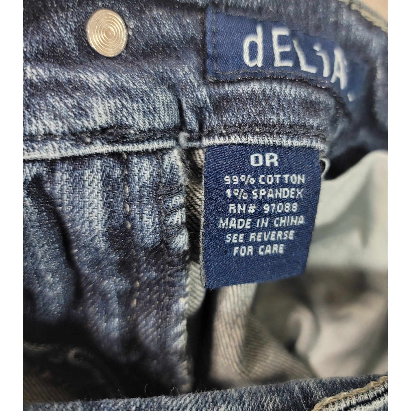 Other Delia's Reese Blue Distressed Denim Shorts 0R Frayed Hem Size 25" / US 0 / IT 36 - 5 Thumbnail
