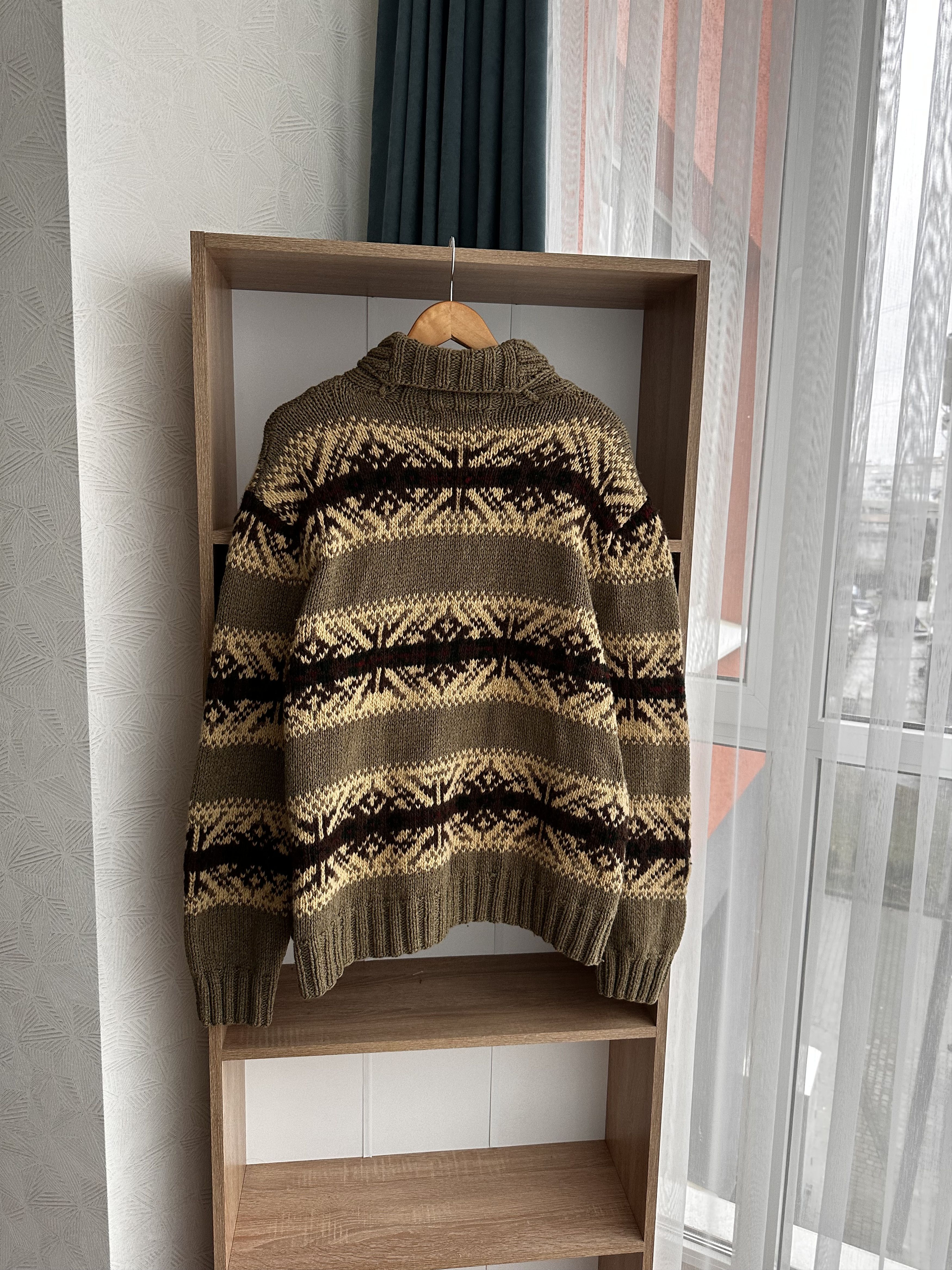 Polo Ralph Lauren Vintage Polo Ralph Lauren RRL Hand Knit Wool Pocket Sweater Size US L / EU 52-54 / 3 - 14 Thumbnail
