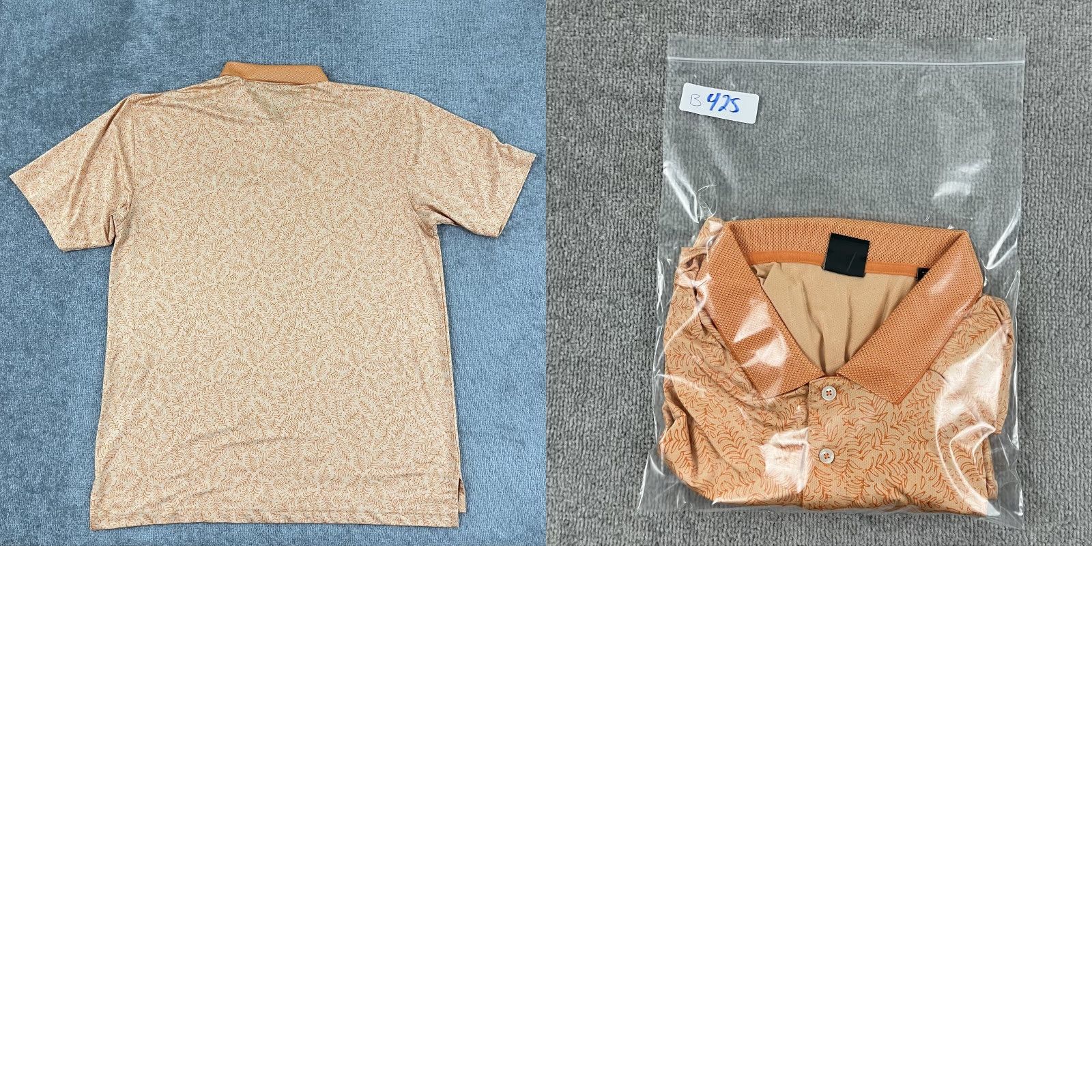 Vintage PGA WORKS Collegiate Championship Polo Shirt Mens 2XL Orange Floral Dunning Golf Size US XXL / EU 58 / 5 - 8 Thumbnail