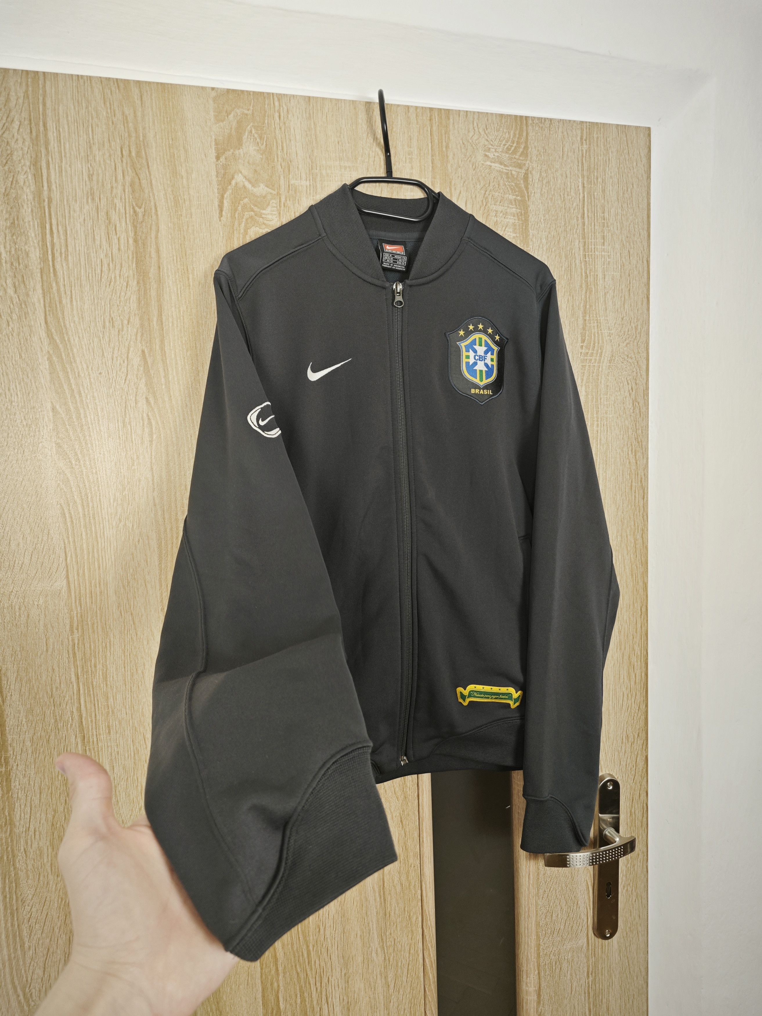 Nike nike brasil vintage zip hoodie Size US L / EU 52-54 / 3 - 2 Thumbnail