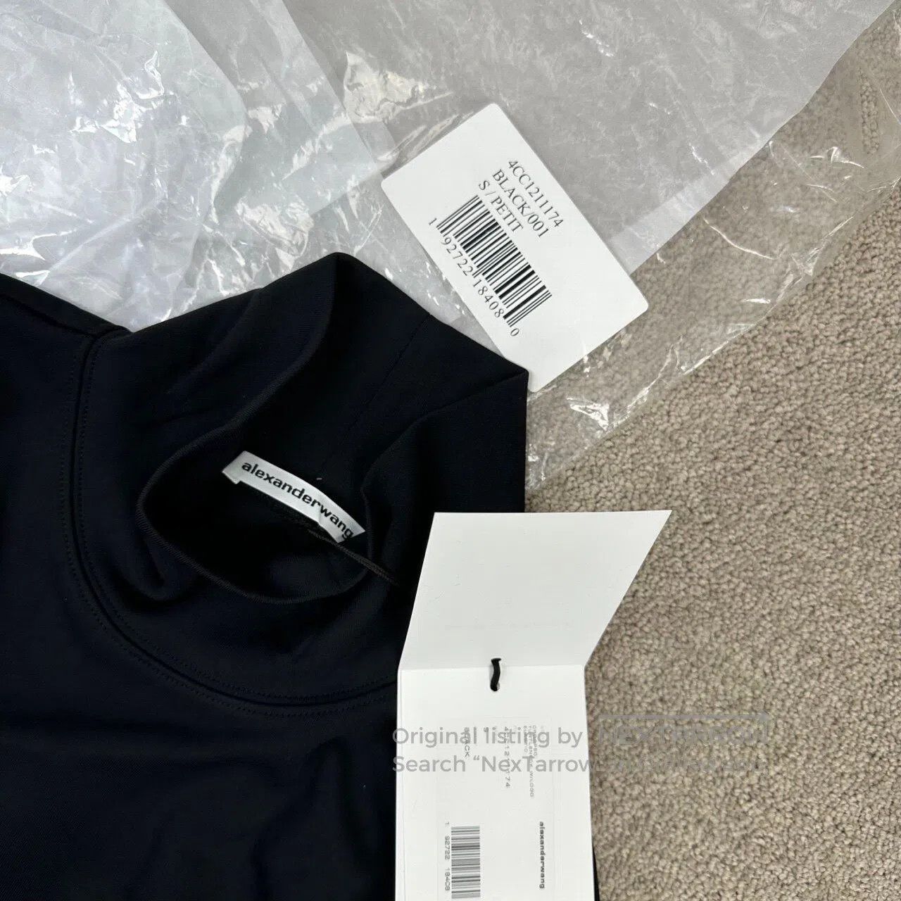 Alexander Wang Alexander Wang High-waisted letter logo sweatshirt| Size S / US 4 / IT 40 - 5 Thumbnail