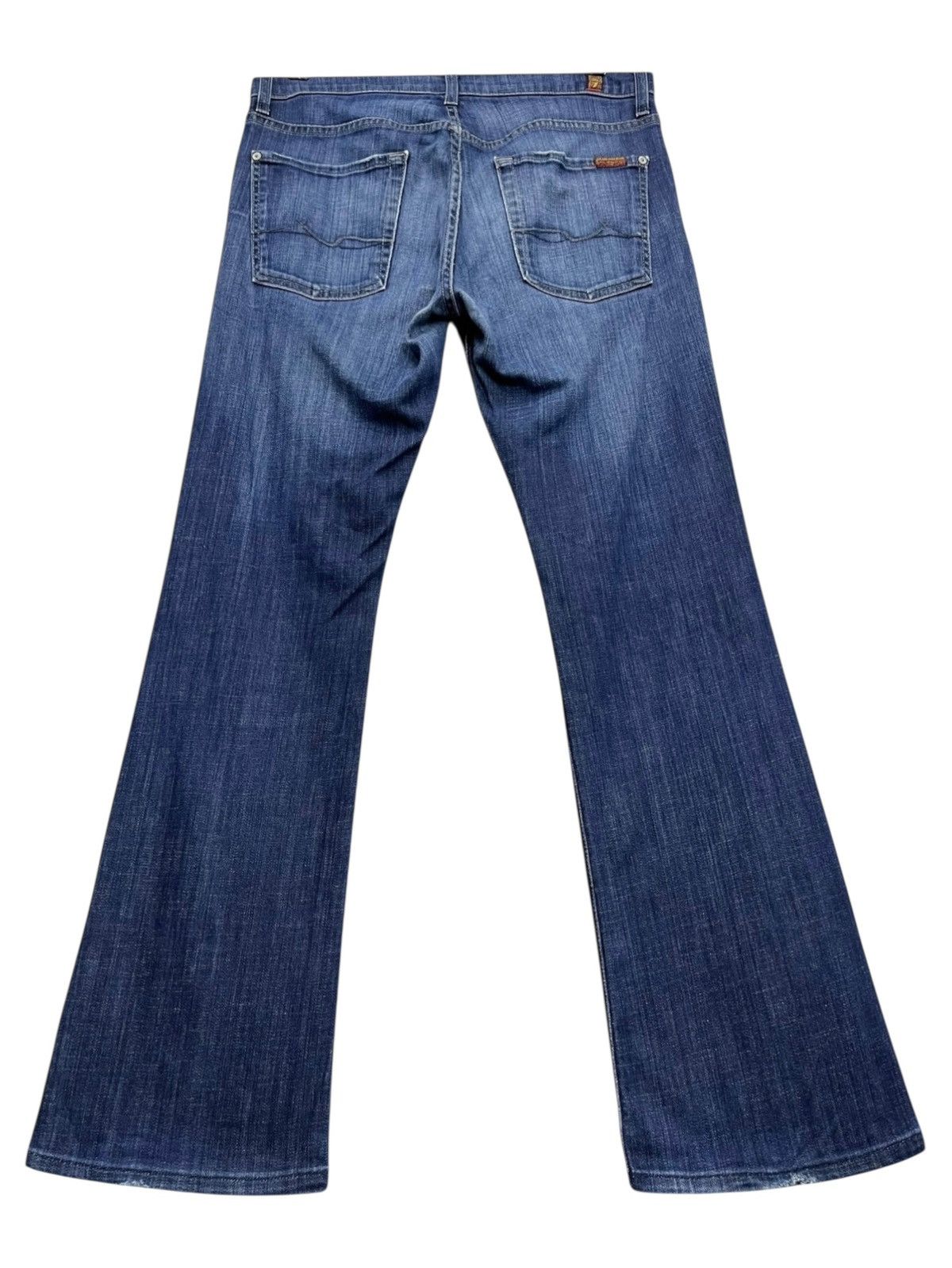 7 For All Mankind FYE🔥Vintage FLARE BRETT 7 FOR ALL MANKIND Stretch Denim USA Size US 32 / EU 48 - 2 Thumbnail