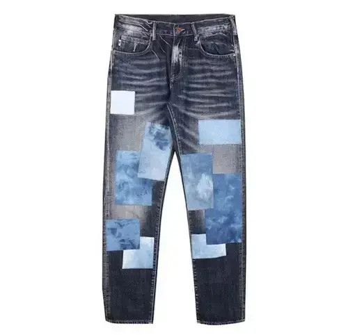 Other VIBE 20SS Indigo Union Japanese Patchwork Boro Jeans Size US 32 / EU 48 - 5 Thumbnail