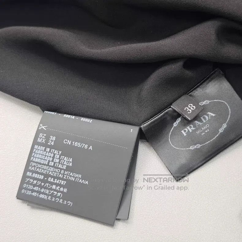 Prada Prada Black mulberry silk shirt Size XS / US 0-2 / IT 36-38 - 7 Thumbnail