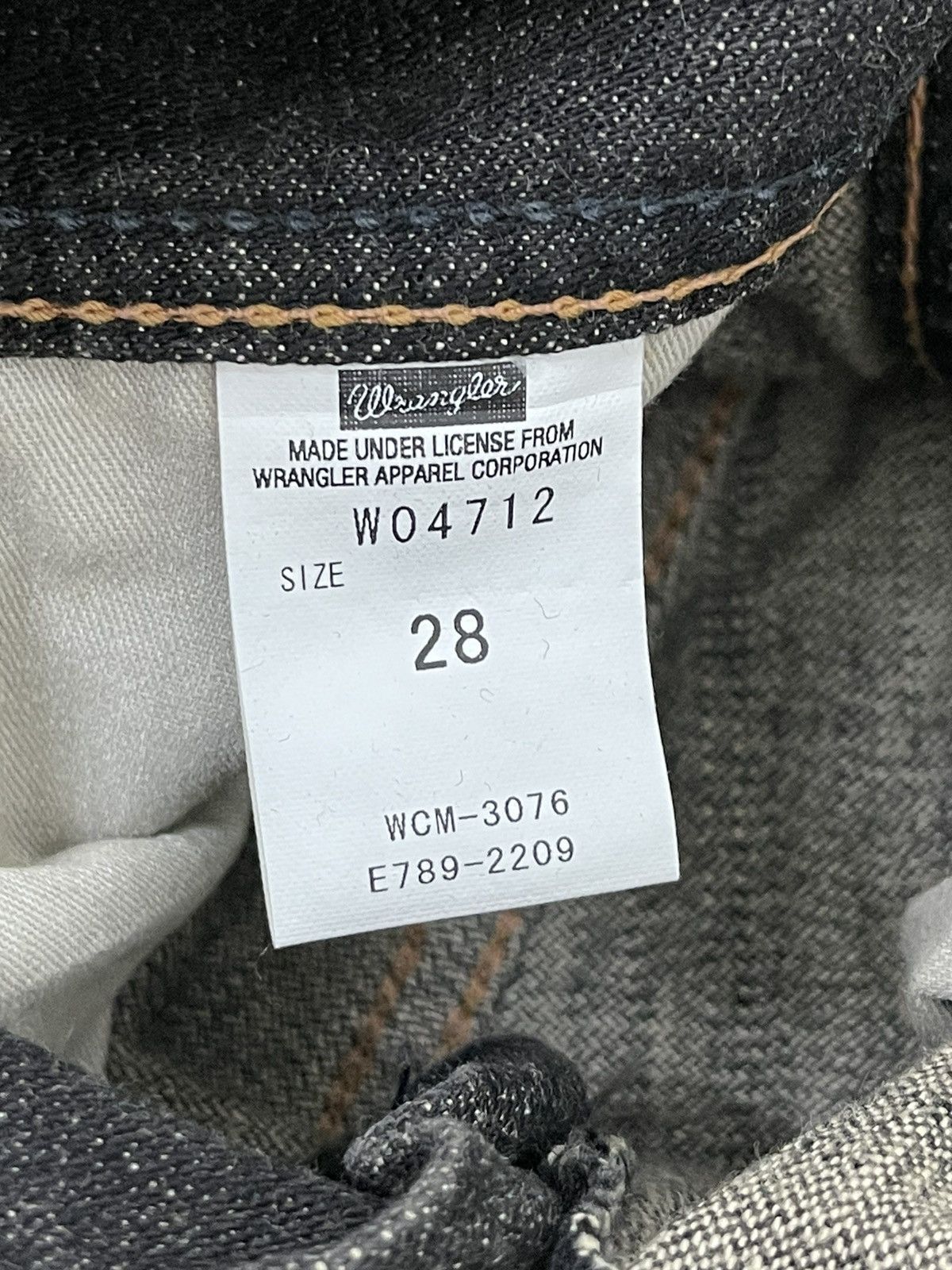 Japanese Brand Flare Jeans Wrangler Faded Distress Boot Cut 7🟦2 Size US 29 - 19 Thumbnail
