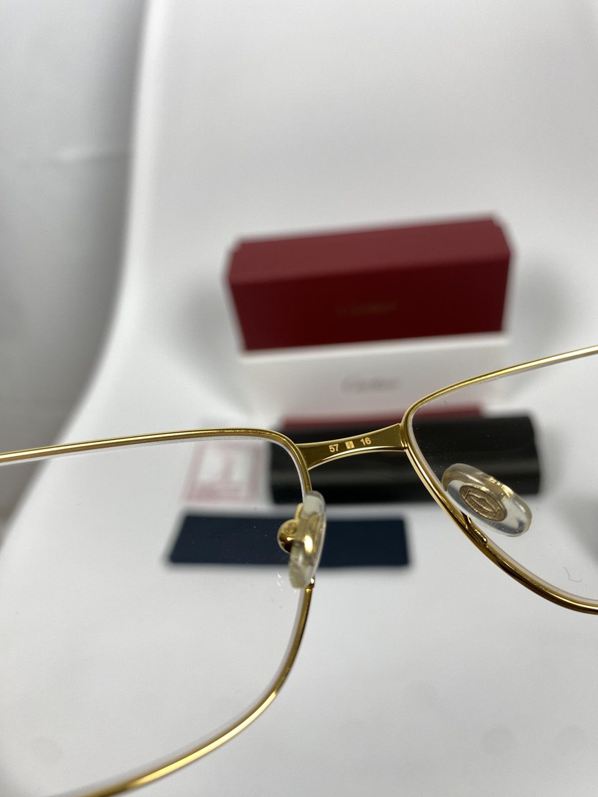 Cartier Cartier CT0040o Gold Frame Glasses New One Size Size ONE SIZE - 11 Thumbnail