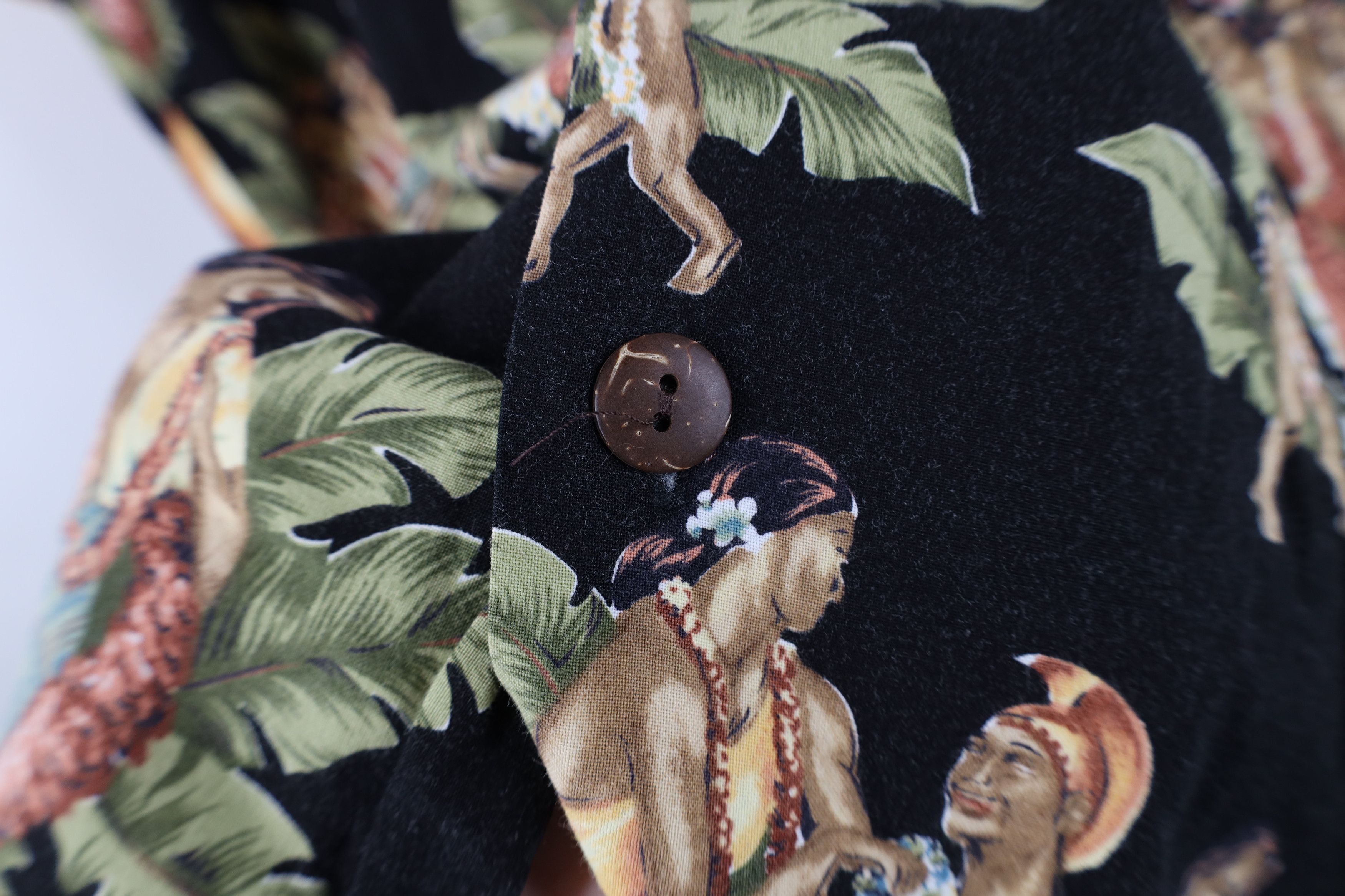 Vintage Vintage 90s Streetwear God Luau Camp Collar Button Shirt Size US XL / EU 56 / 4 - 6 Thumbnail