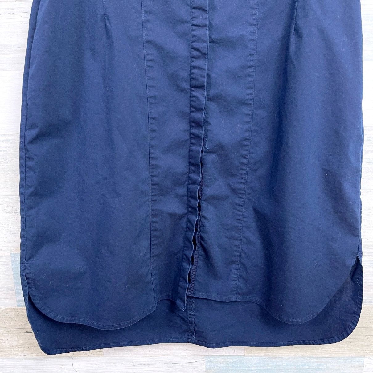 White House Black Market White House Black Market Short Sleeve Dress Blue Womens 0 Size XS / US 0-2 / IT 36-38 - 3 Thumbnail