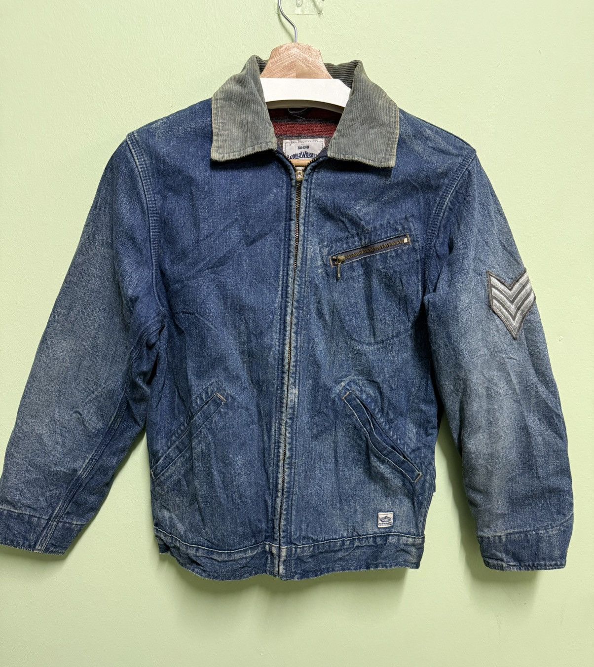 Big John Vintage Big John Denim Blanket Jacket with Patches Size US M / EU 48-50 / 2 - 2 Thumbnail