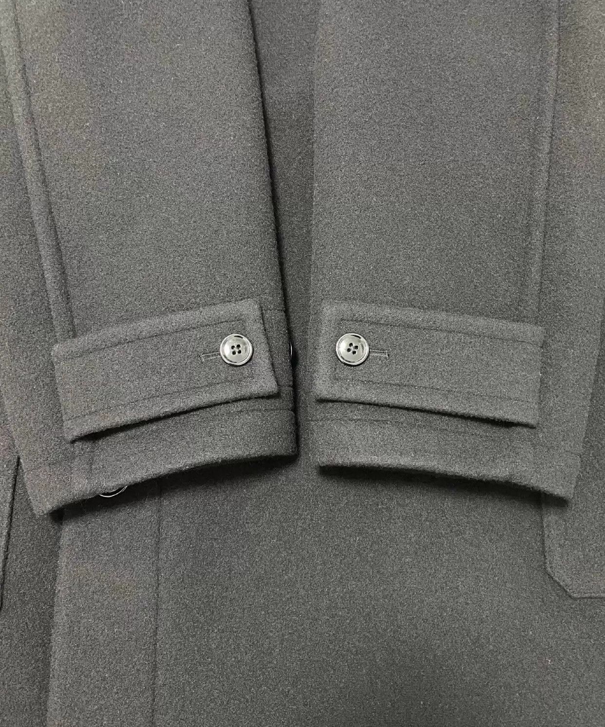 Lemaire Lemaire Warp Coat Black Wool Long XS Size US XS / EU 42 / 0 - 5 Thumbnail