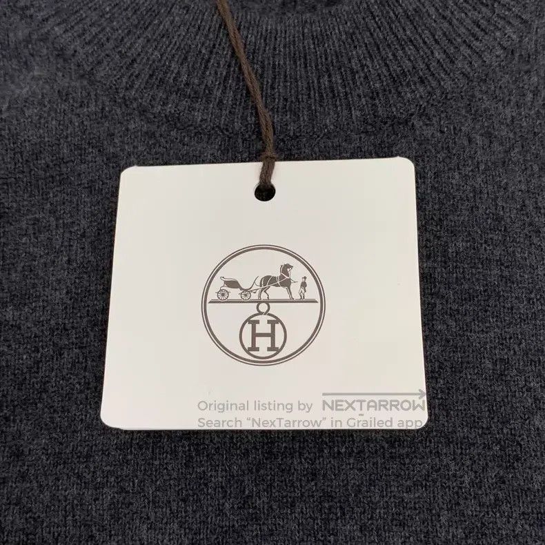 Hermes Hermes Black wool round neck long sleeve knit sweater Size US M / EU 48-50 / 2 - 6 Thumbnail