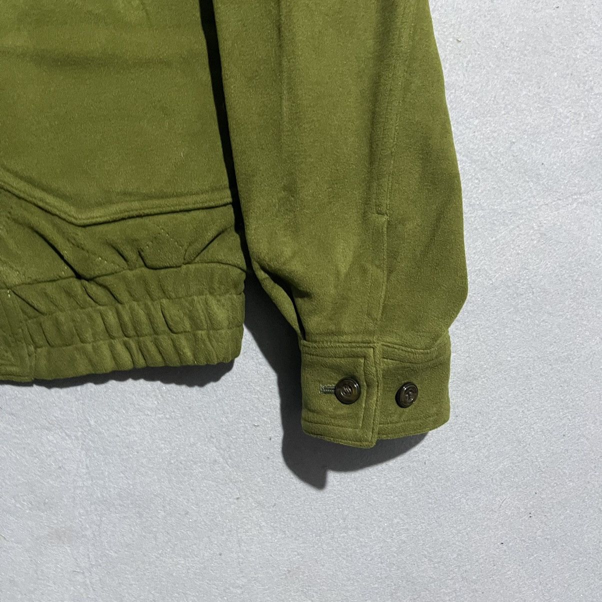 Lancel Vintage Lancel Paris Green Suede Bomber Jacket Made in Japan Size US L / EU 52-54 / 3 - 4 Thumbnail
