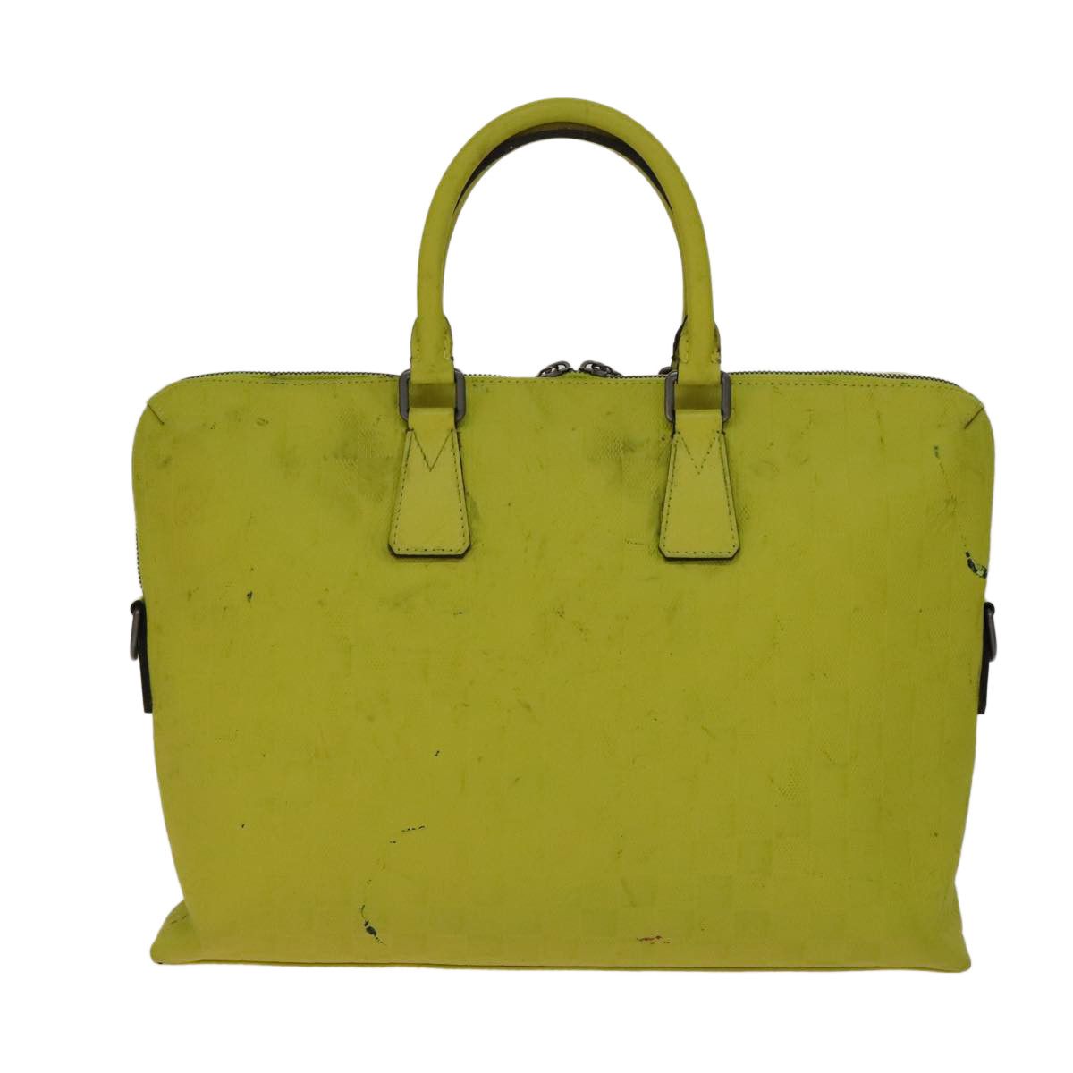 Louis Vuitton Porte Documents Yellow Leather Briefcase Bag (Pre-Owned) Size ONE SIZE - 1 Thumbnail