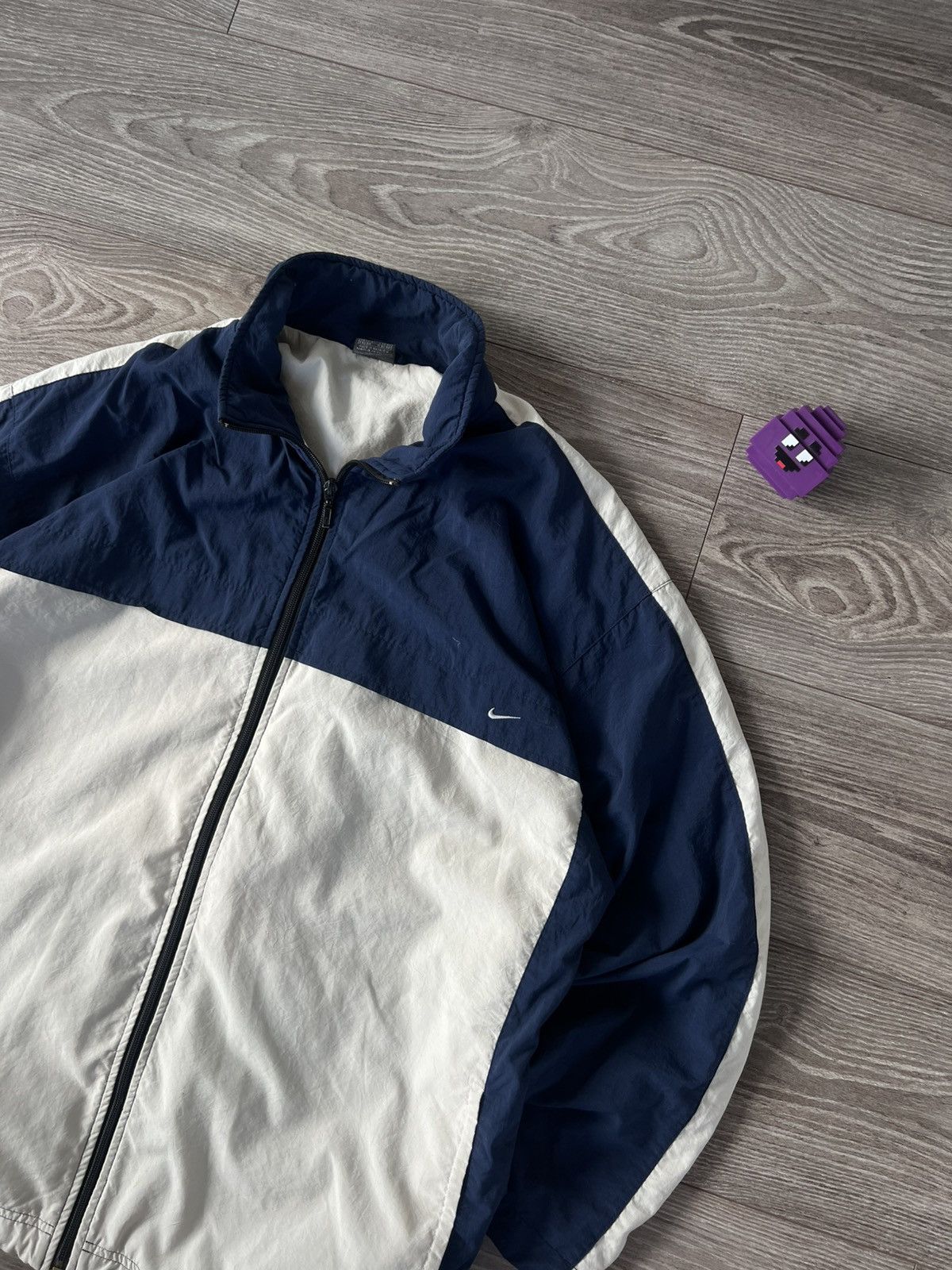 Vintage ‼️NIKE VINTAGE Y2K SWOOSH REGULAR 90s USA WINDBREAKER Jacket Size US XL / EU 56 / 4 - 5 Thumbnail