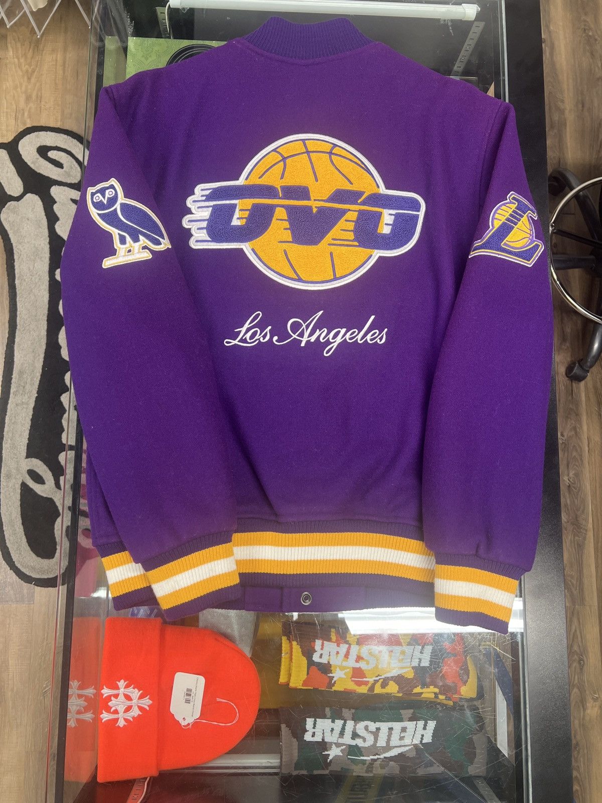 October's Very Own BRAND NEW OCTOBERS VERY OWN x LA LAKERS VARISTT JACKET Size US L / EU 52-54 / 3 - 2 Thumbnail