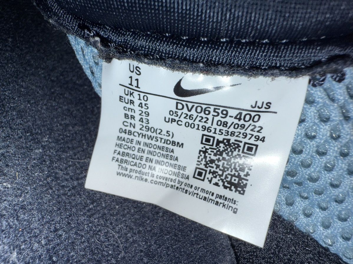 Nike Nike Air Kukini Worn Blue/Dark Obsidian Size US 11 / EU 44 - 7 Thumbnail