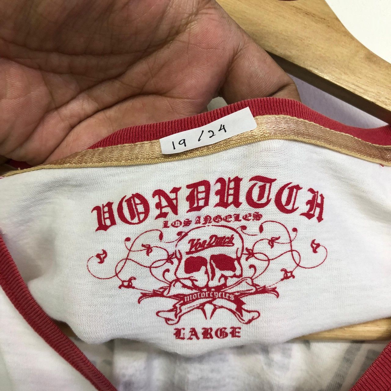 Vintage × Von Dutch *Vintage VON DUTCH 1948 Power & Motion skull tee Size US L / EU 52-54 / 3 - 9 Thumbnail