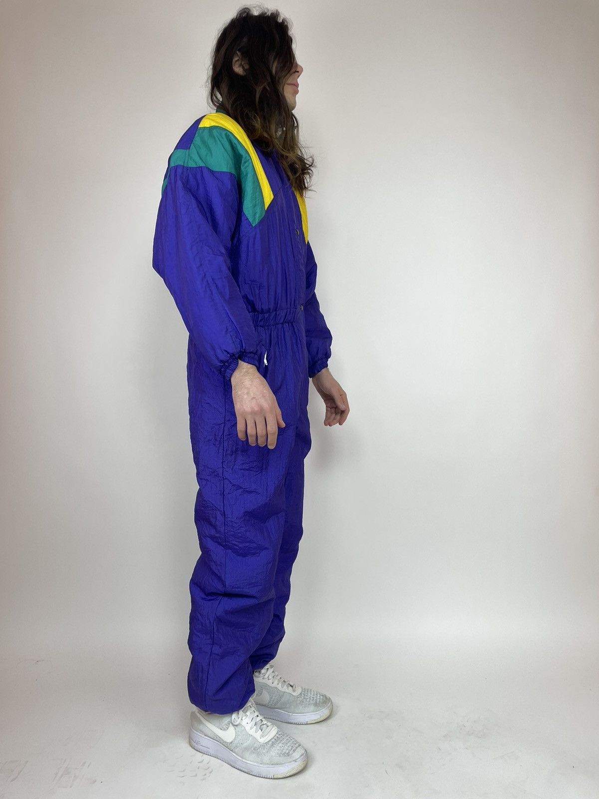 Vintage VINTAGE SKI suit snow ALPIAZ jumpsuit Multicolour 90s size S Size US 31 - 4 Thumbnail