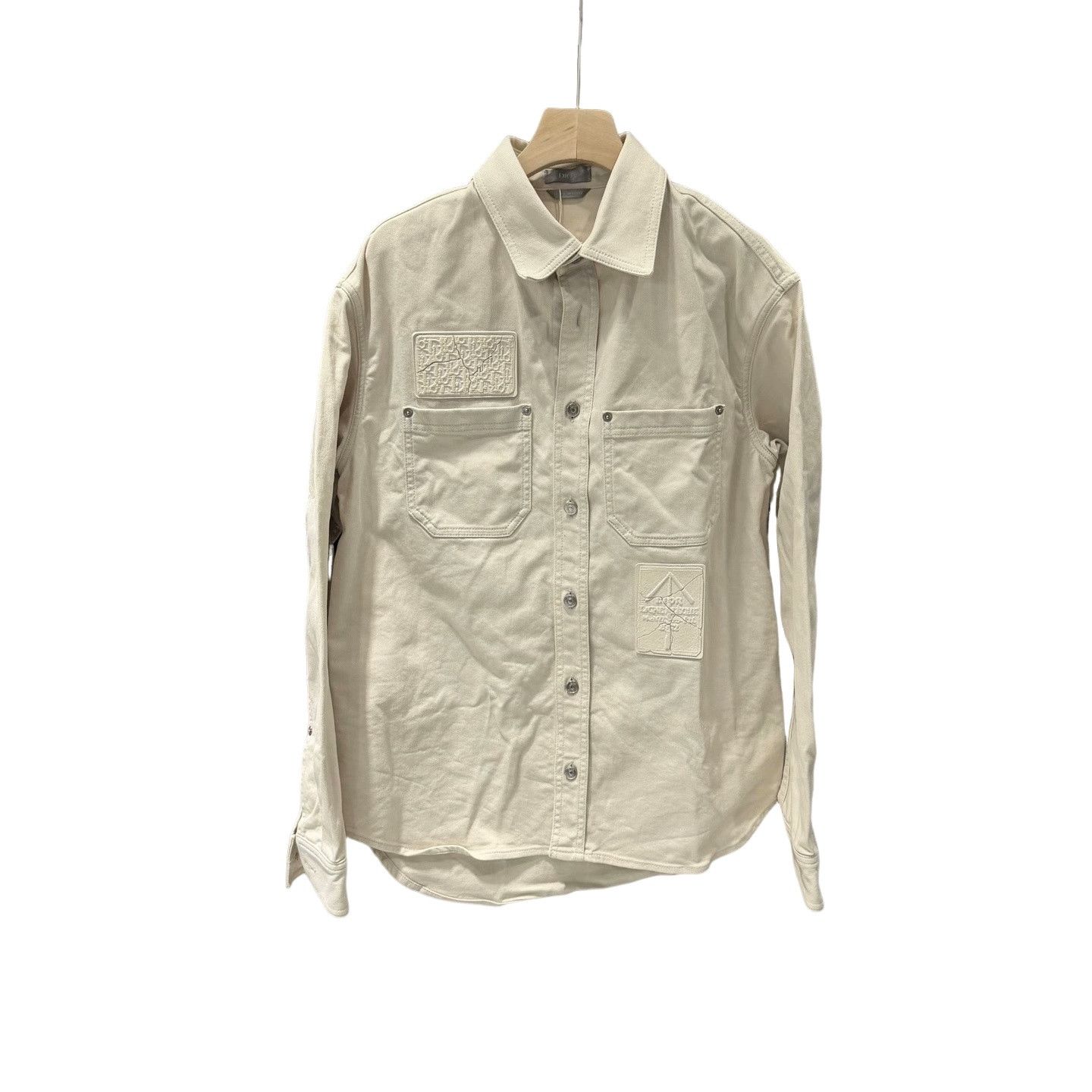 Dior Dior x Daniel Arsham Patch Overshirt Size S Size US S / EU 44-46 / 1 - 1 Thumbnail
