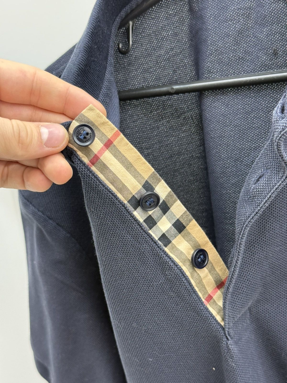 Burberry Burberry London Nova Check Logo Embroidered Polo Shirt Size US XL / EU 56 / 4 - 2 Thumbnail